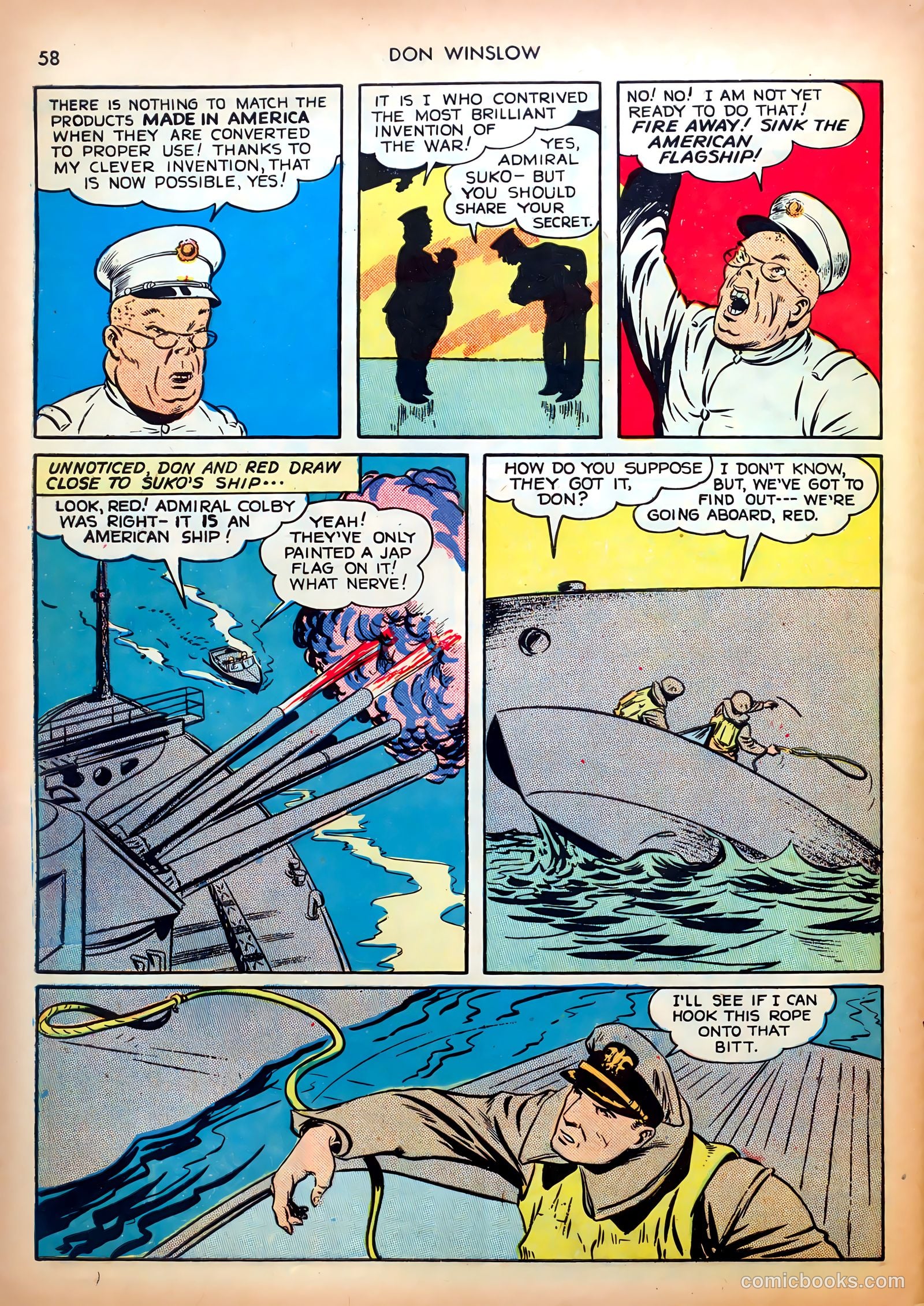 Don Winslow of the Navy #7 — page 58 of 68