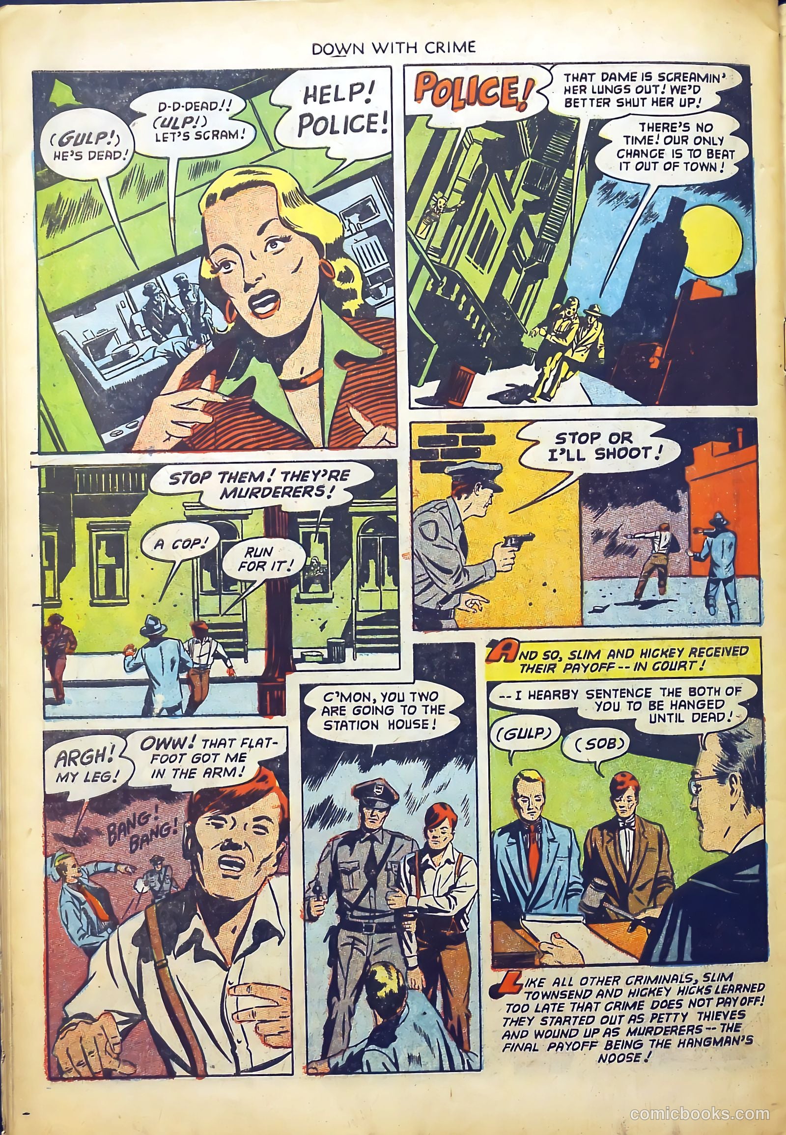 Down with Crime #7 — page 34 of 36