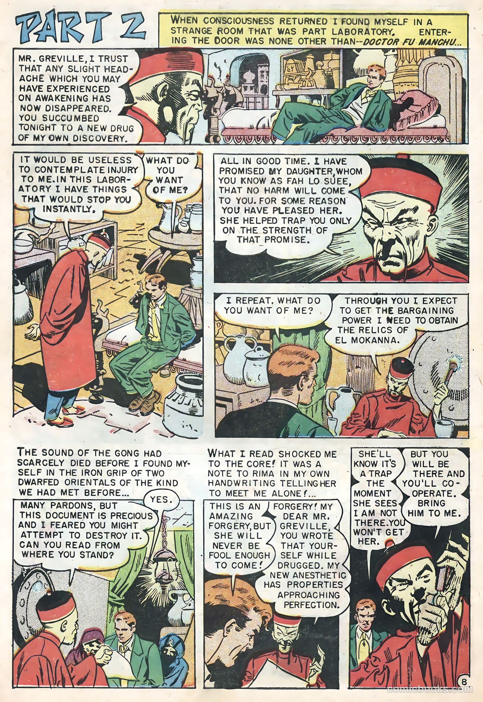 Dr. Fu Manchu #1 — page 10 of 36