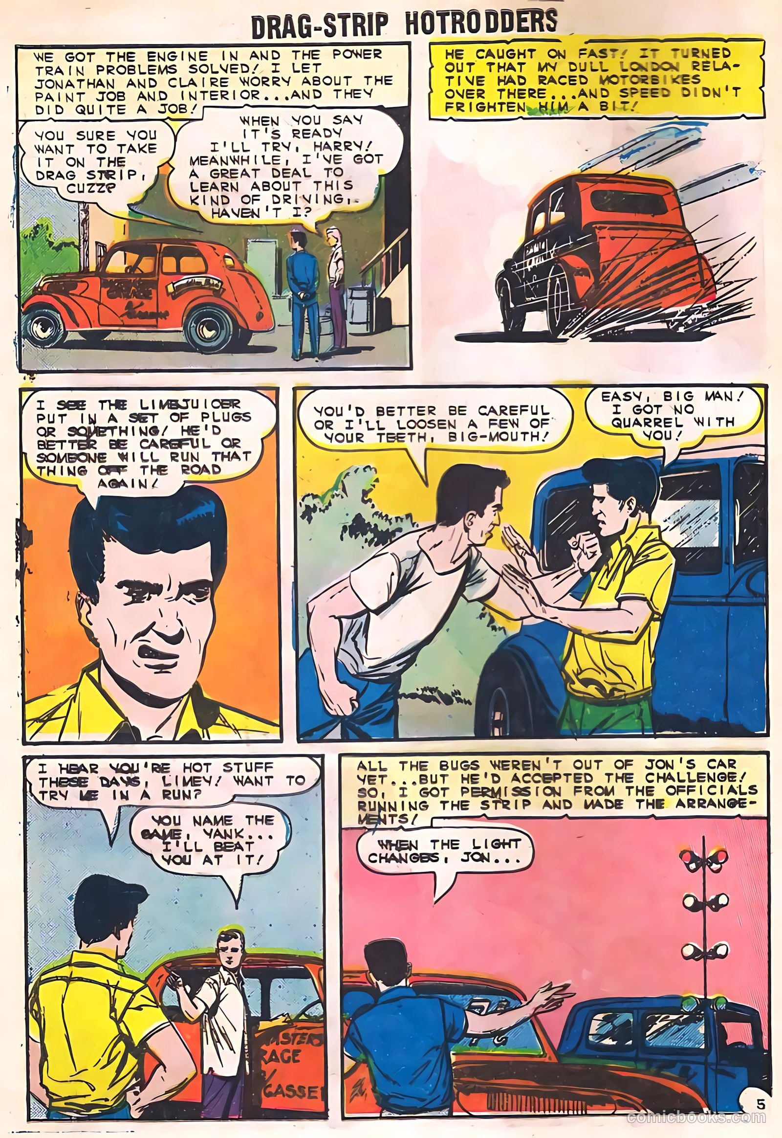 Dragstrip Hotrodders [Drag-Strip Hotrodders] #3 — page 6 of 25