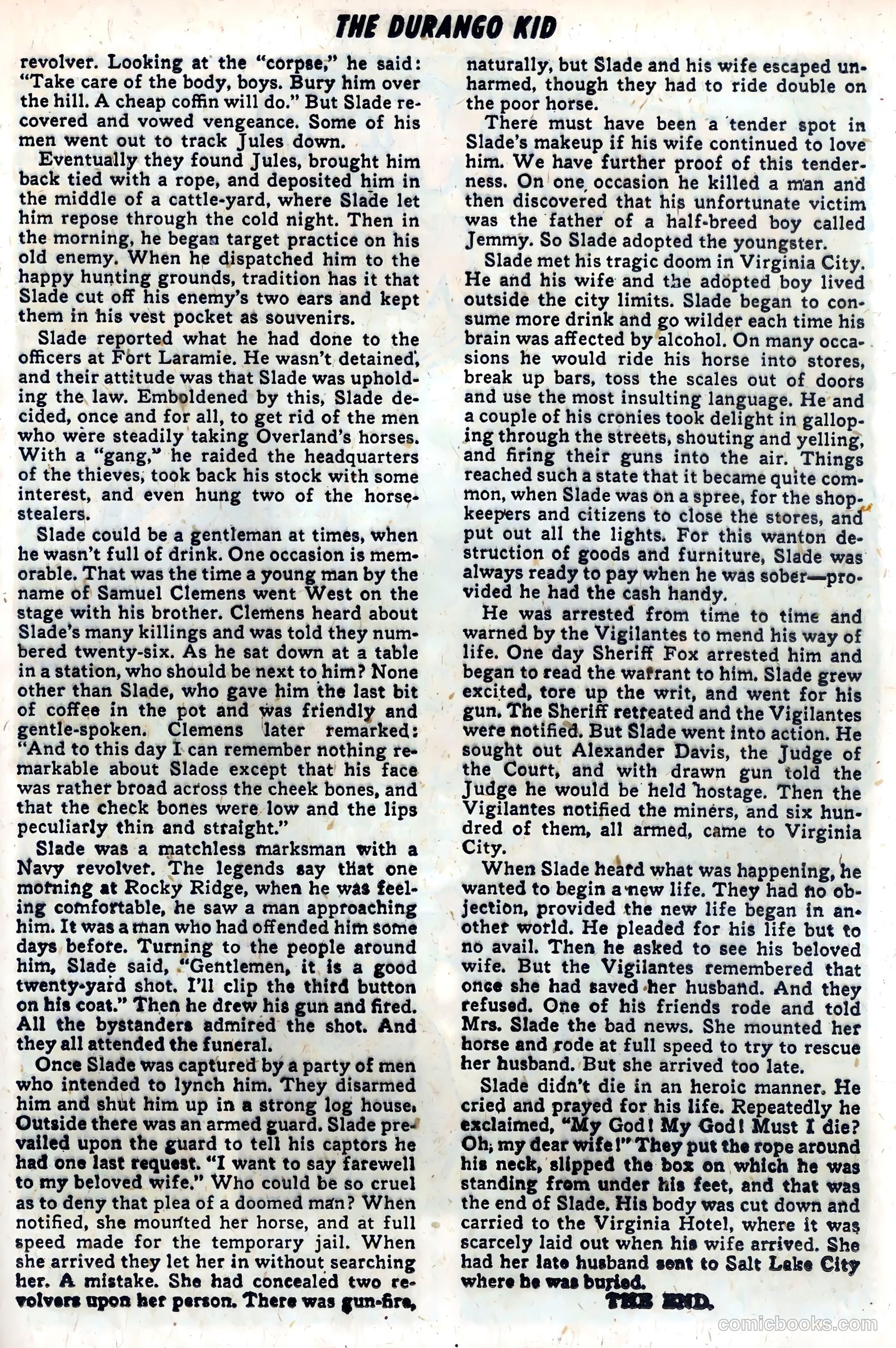 Durango Kid #11 — page 25 of 36