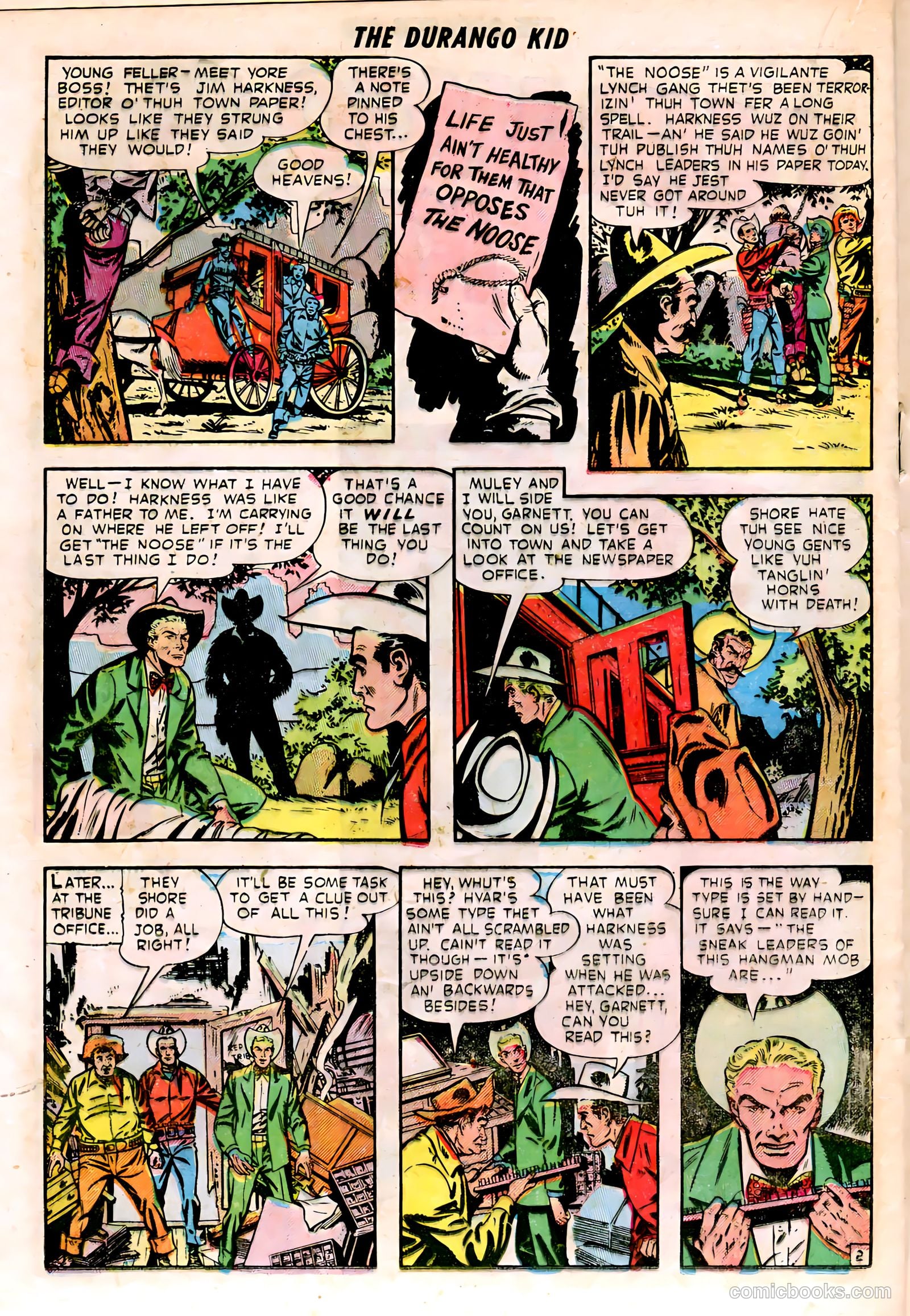 Durango Kid #13 — page 20 of 36