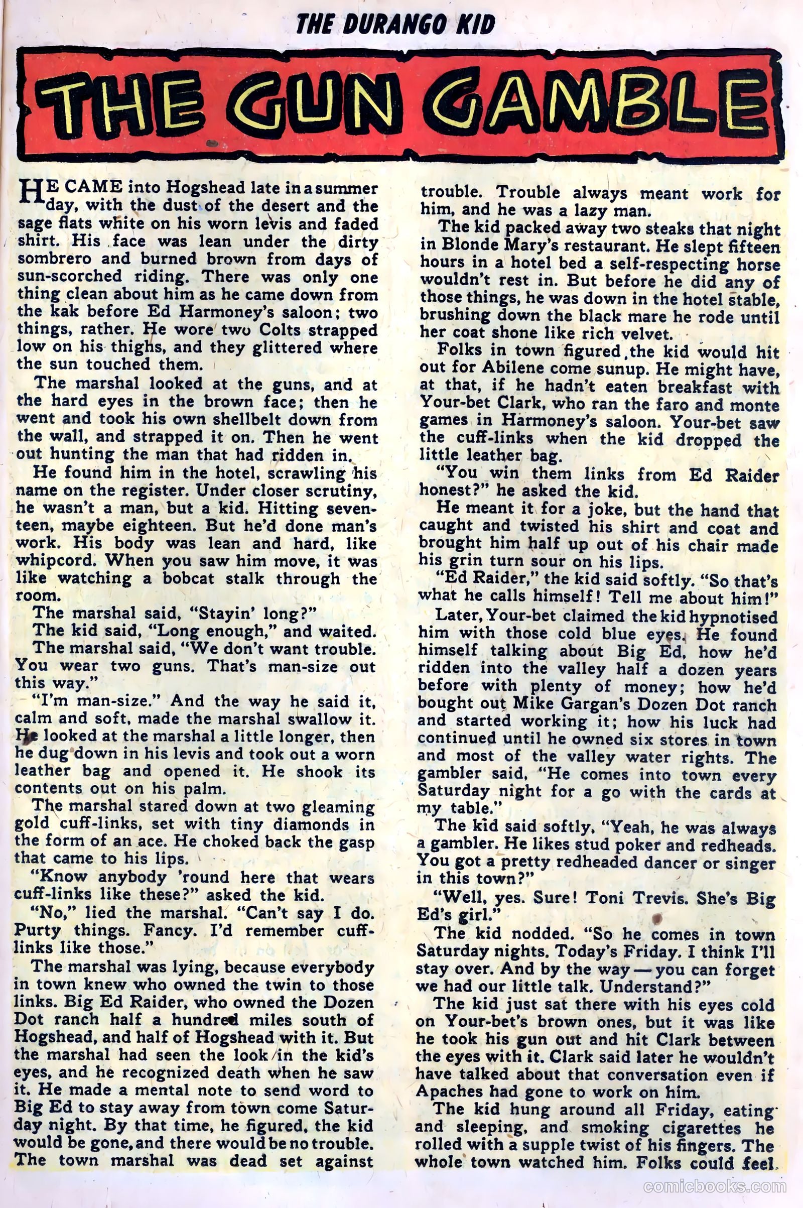 Durango Kid #8 — page 25 of 36