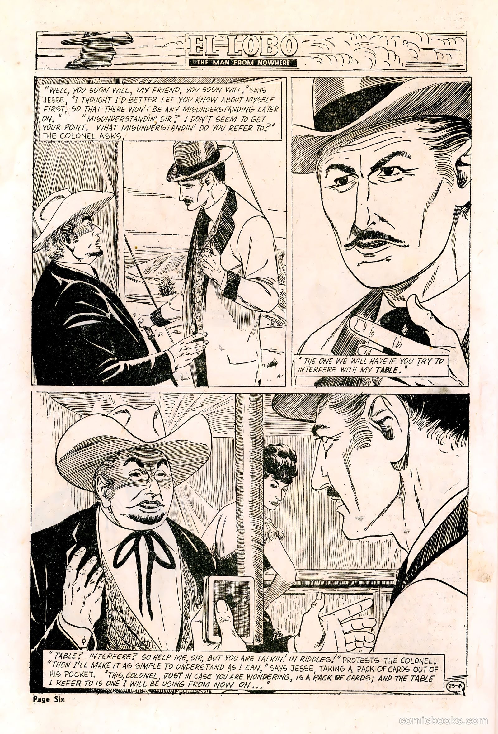 El Lobo The Man from Nowhere #23 — page 6 of 32
