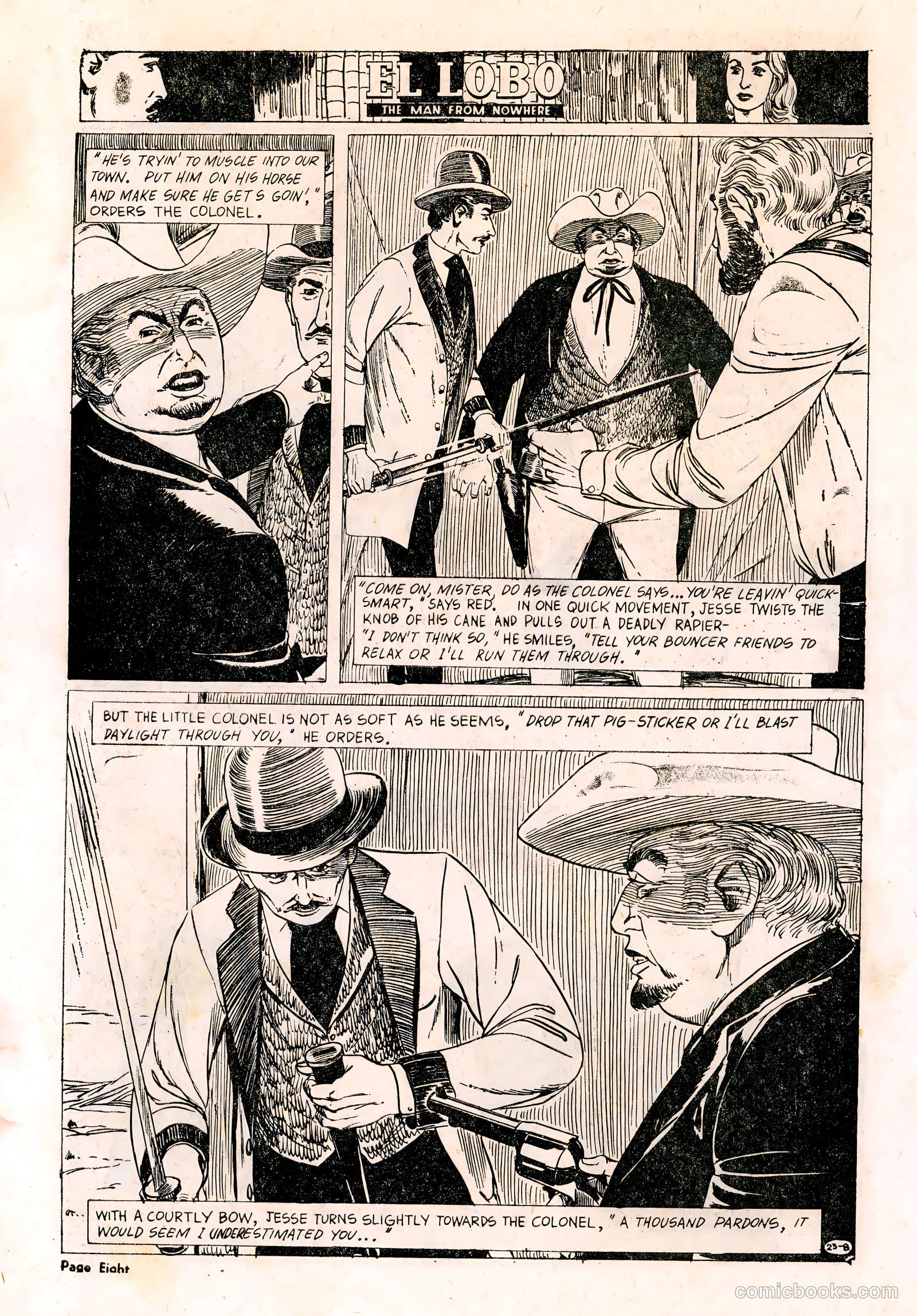 El Lobo The Man from Nowhere #23 — page 8 of 32