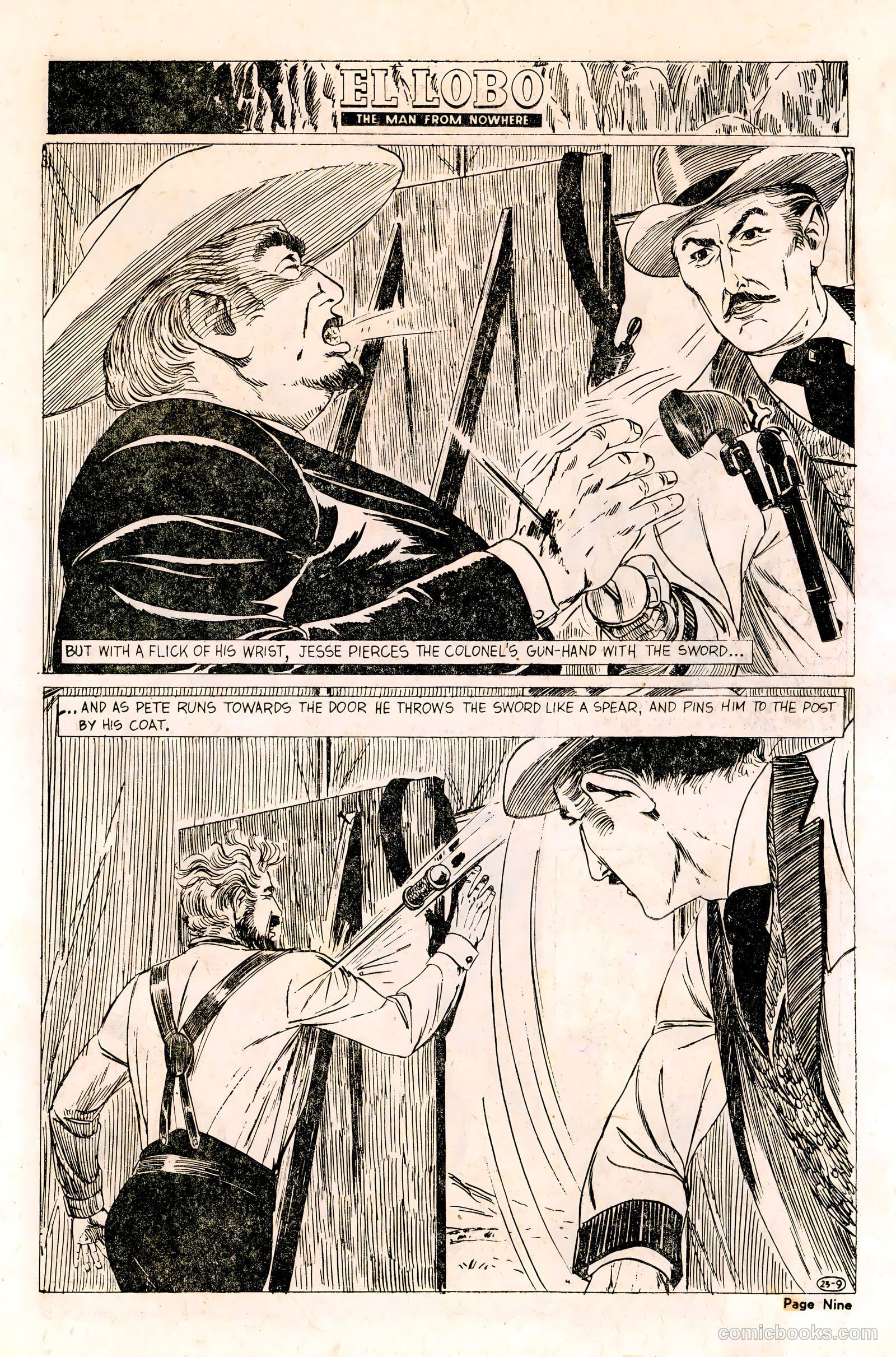 El Lobo The Man from Nowhere #23 — page 9 of 32