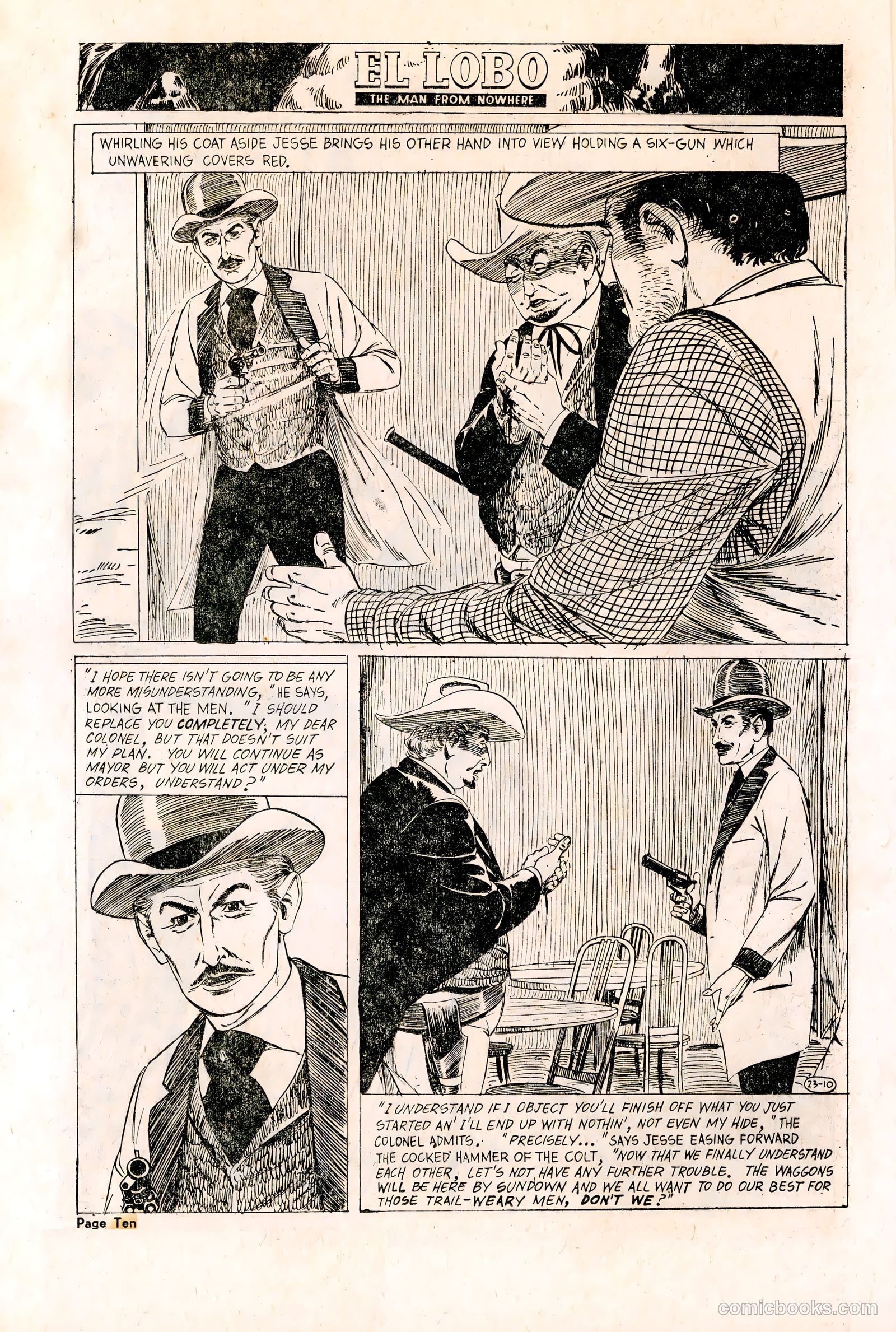 El Lobo The Man from Nowhere #23 — page 10 of 32