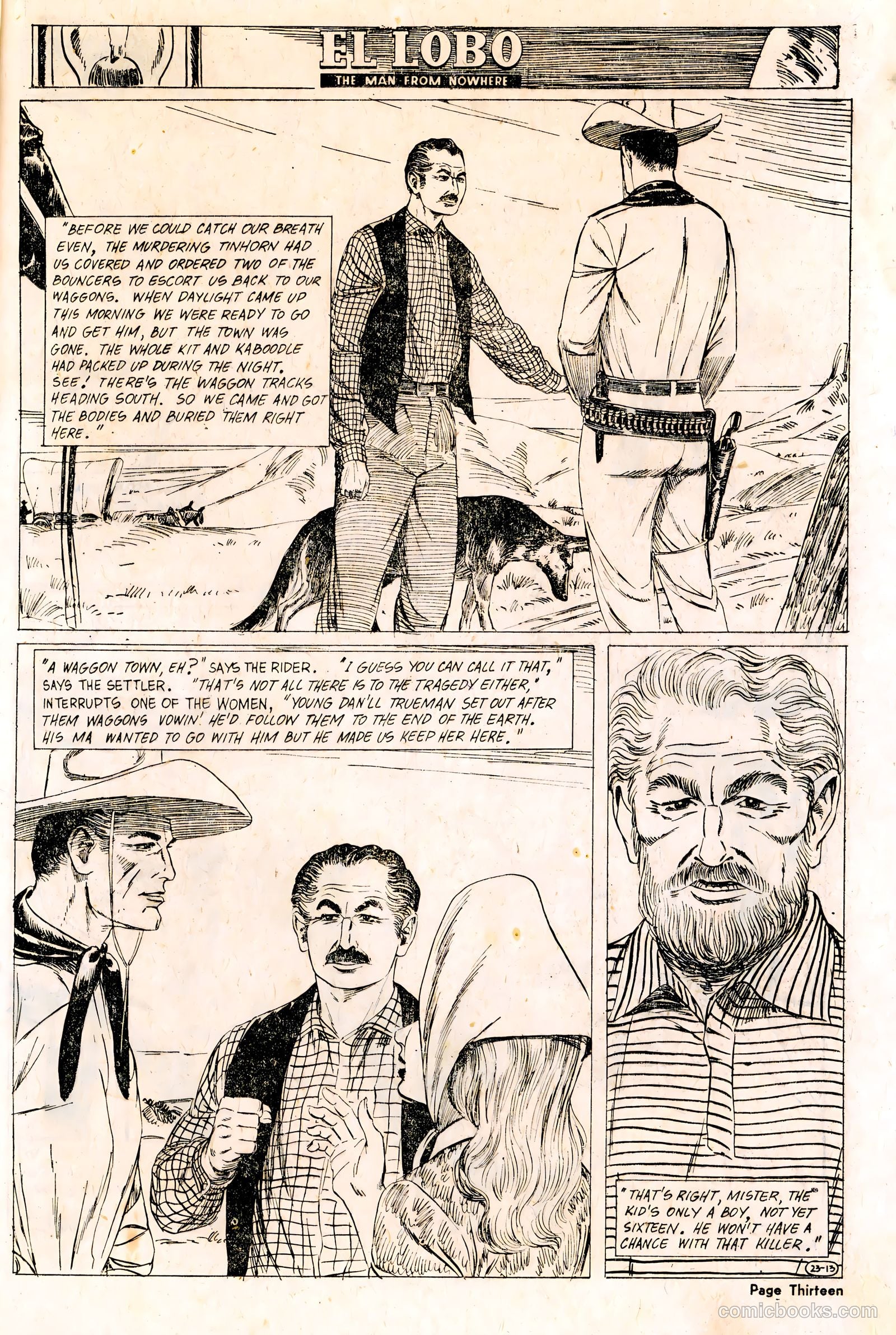 El Lobo The Man from Nowhere #23 — page 13 of 32