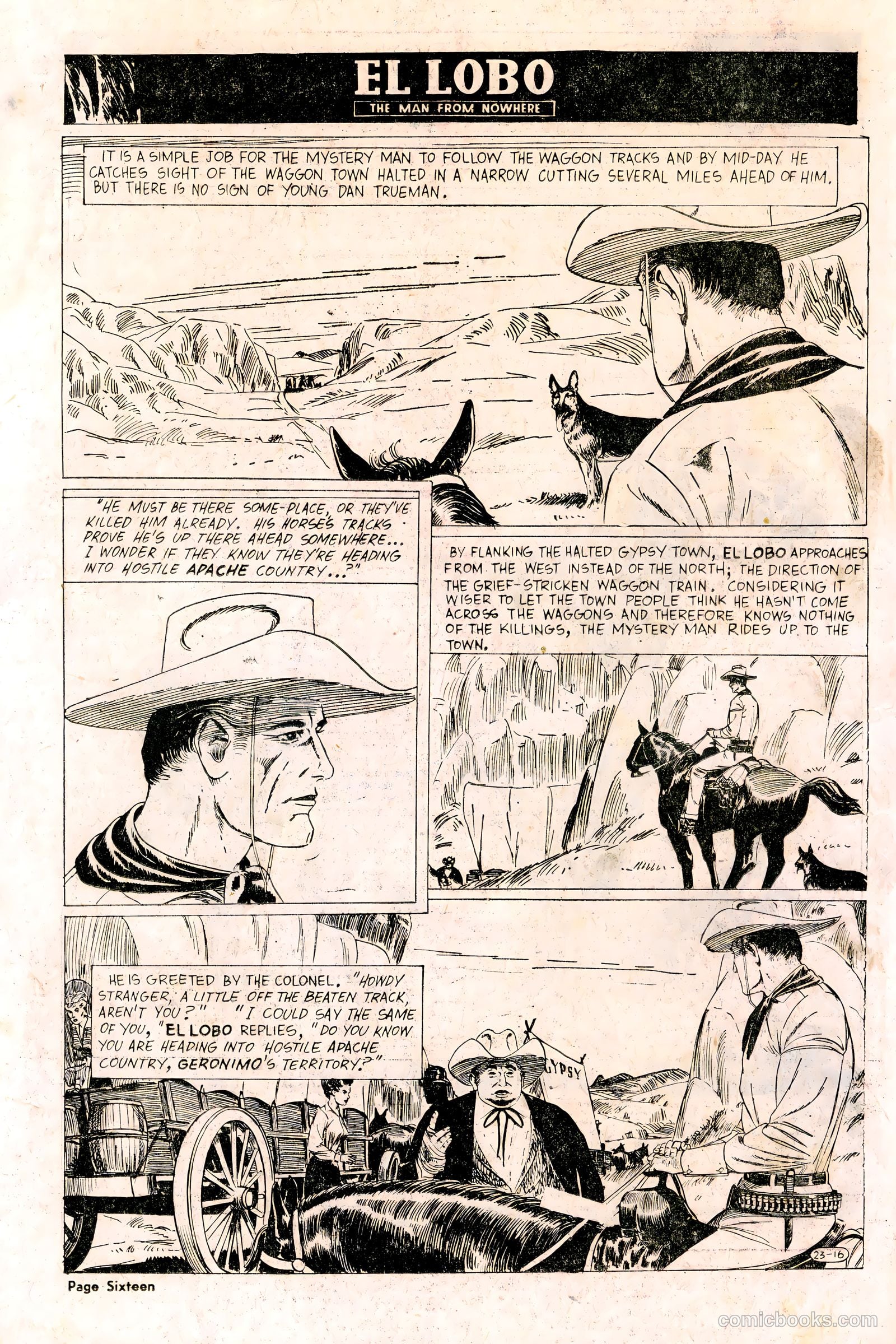 El Lobo The Man from Nowhere #23 — page 16 of 32