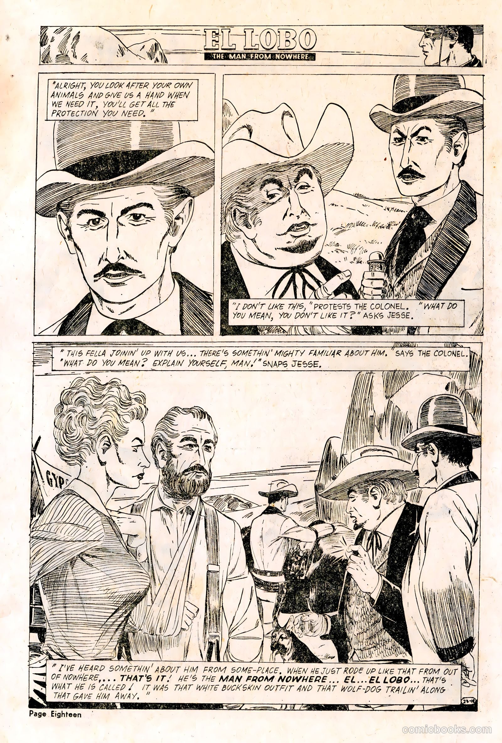 El Lobo The Man from Nowhere #23 — page 18 of 32