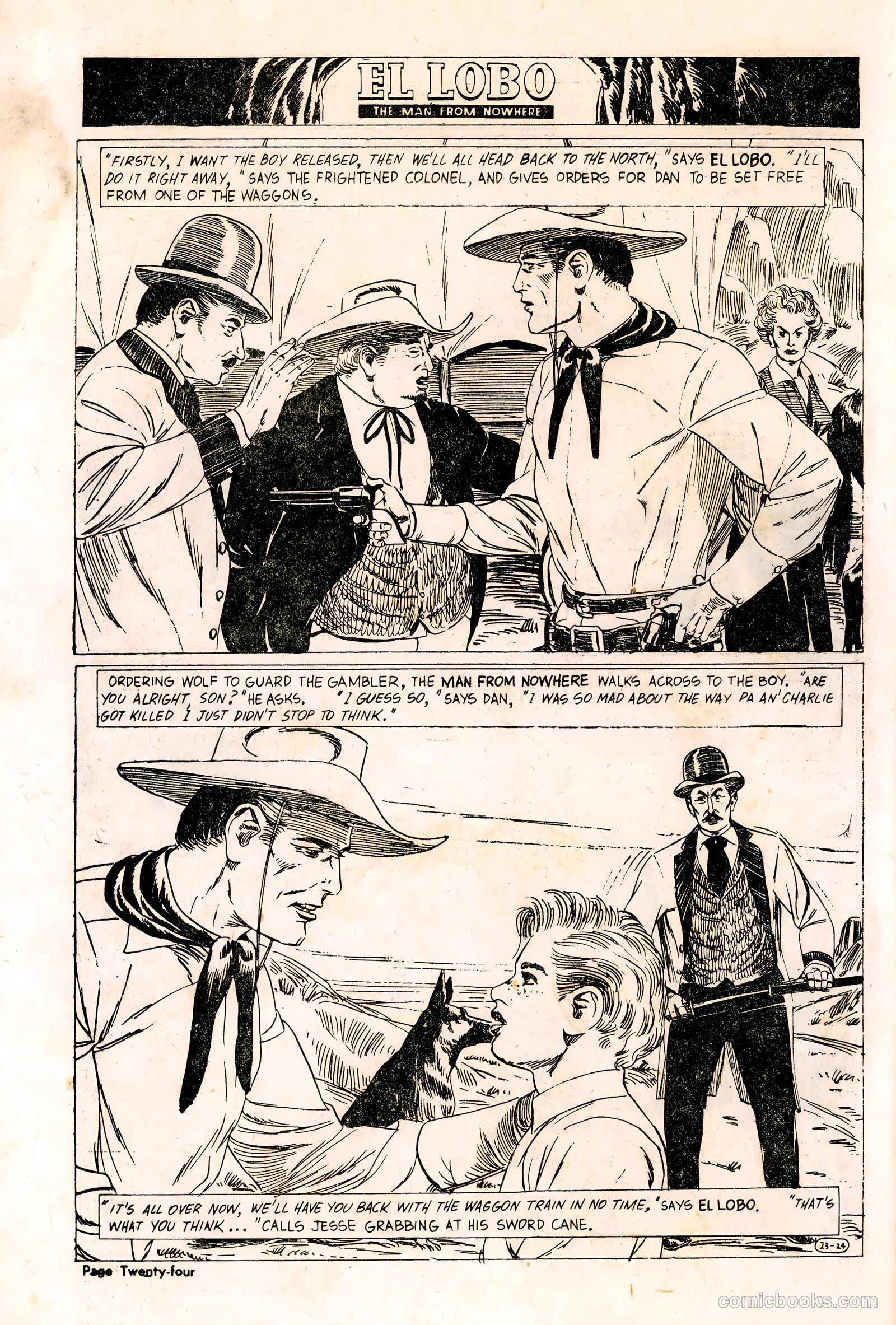 El Lobo The Man from Nowhere #23 — page 24 of 32