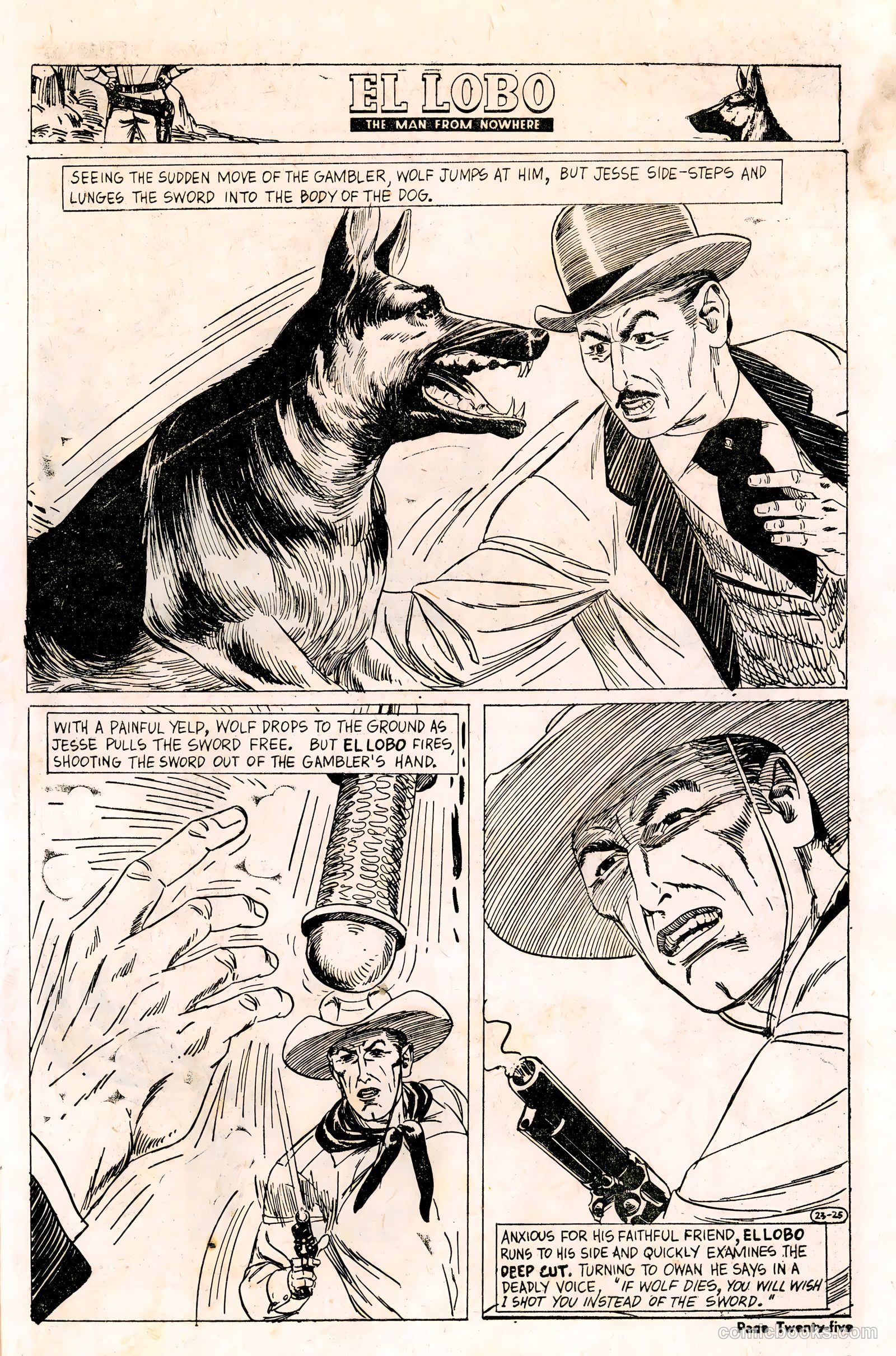 El Lobo The Man from Nowhere #23 — page 25 of 32