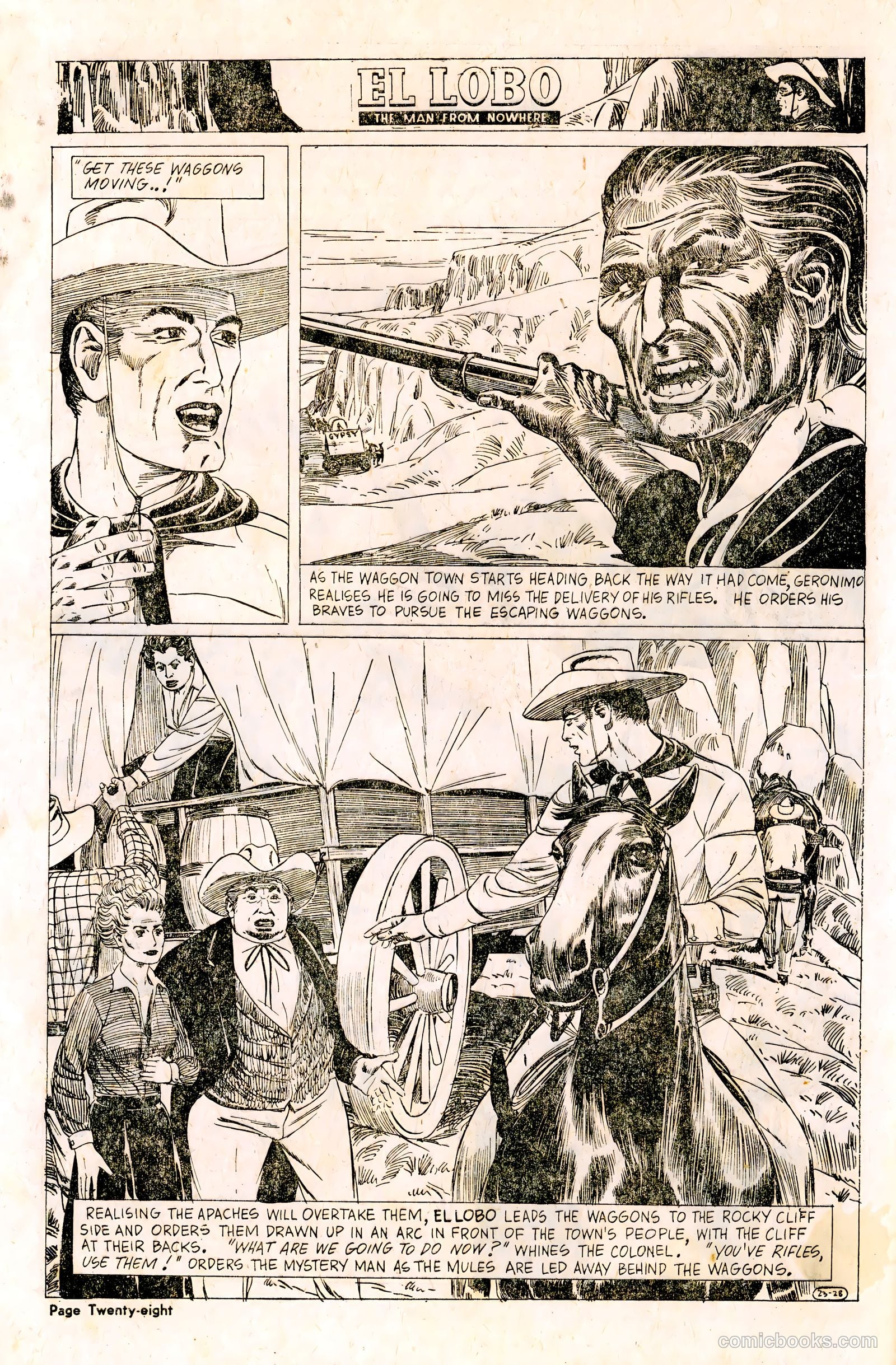 El Lobo The Man from Nowhere #23 — page 28 of 32