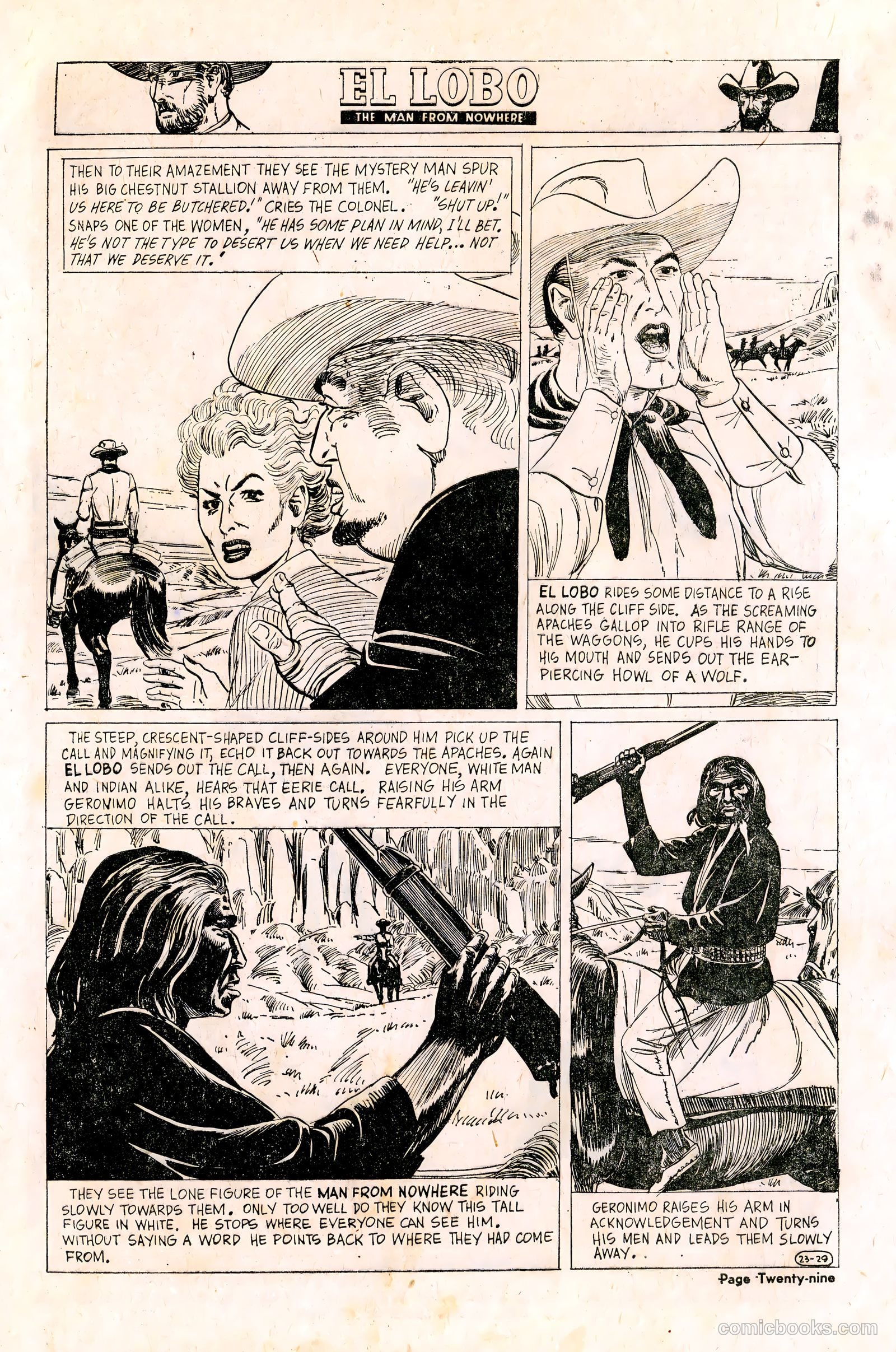 El Lobo The Man from Nowhere #23 — page 29 of 32