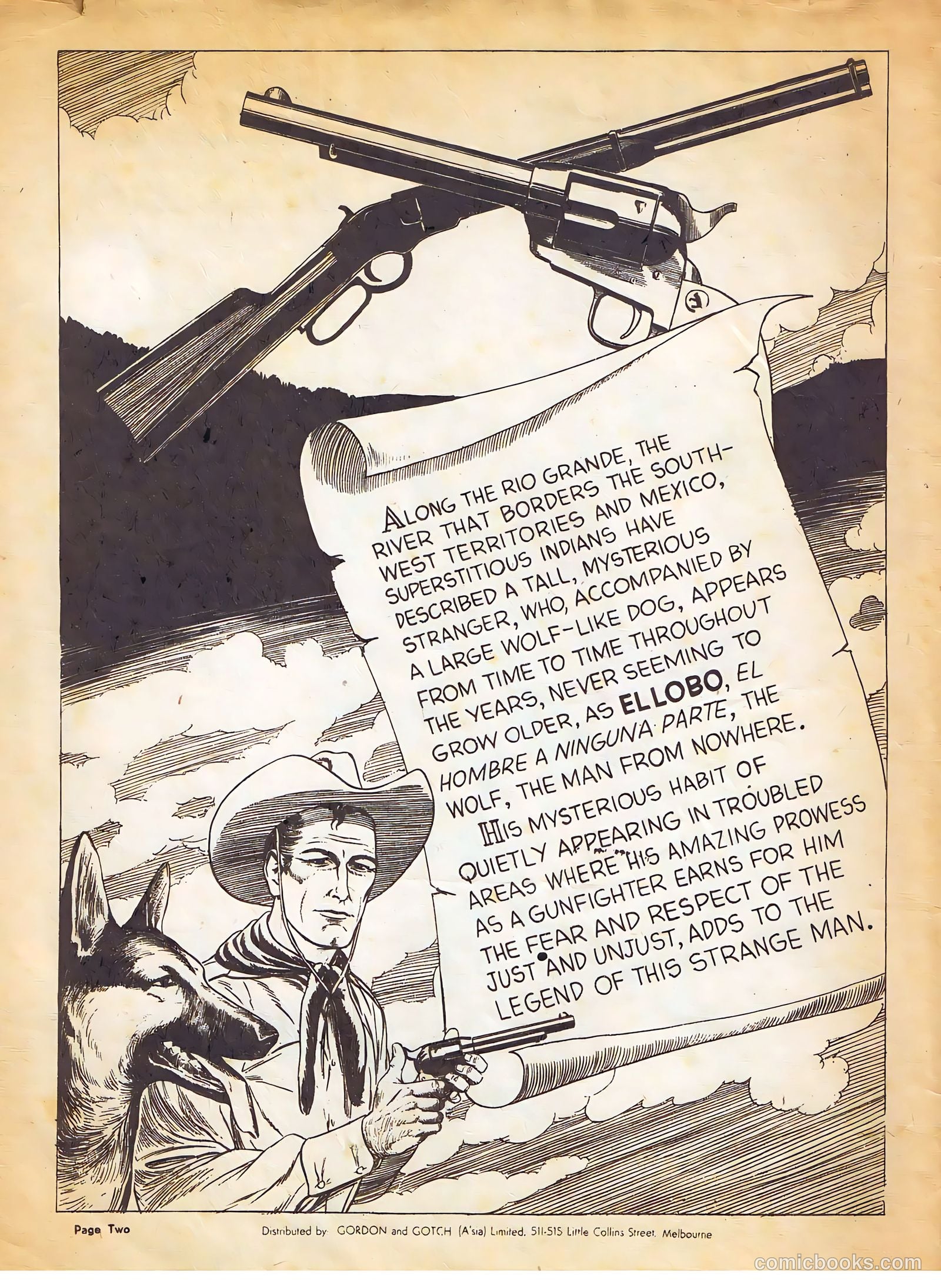 El Lobo The Man from Nowhere #6 — page 2 of 32