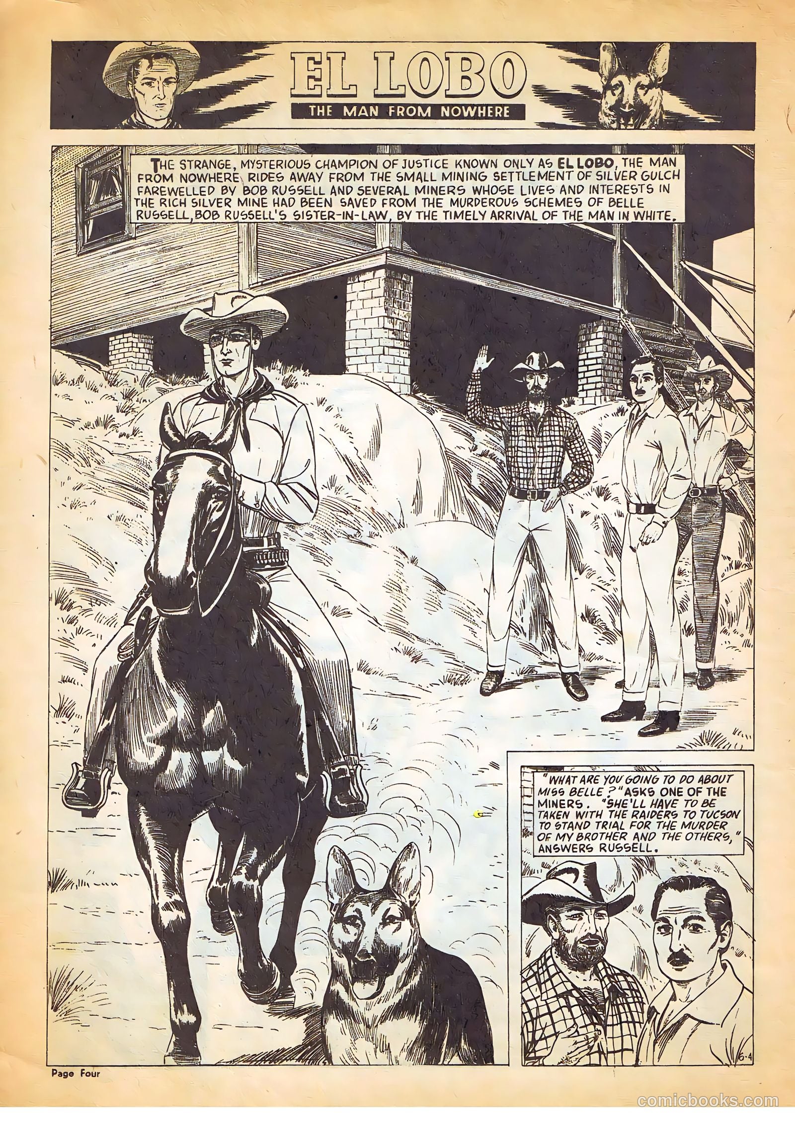 El Lobo The Man from Nowhere #6 — page 4 of 32