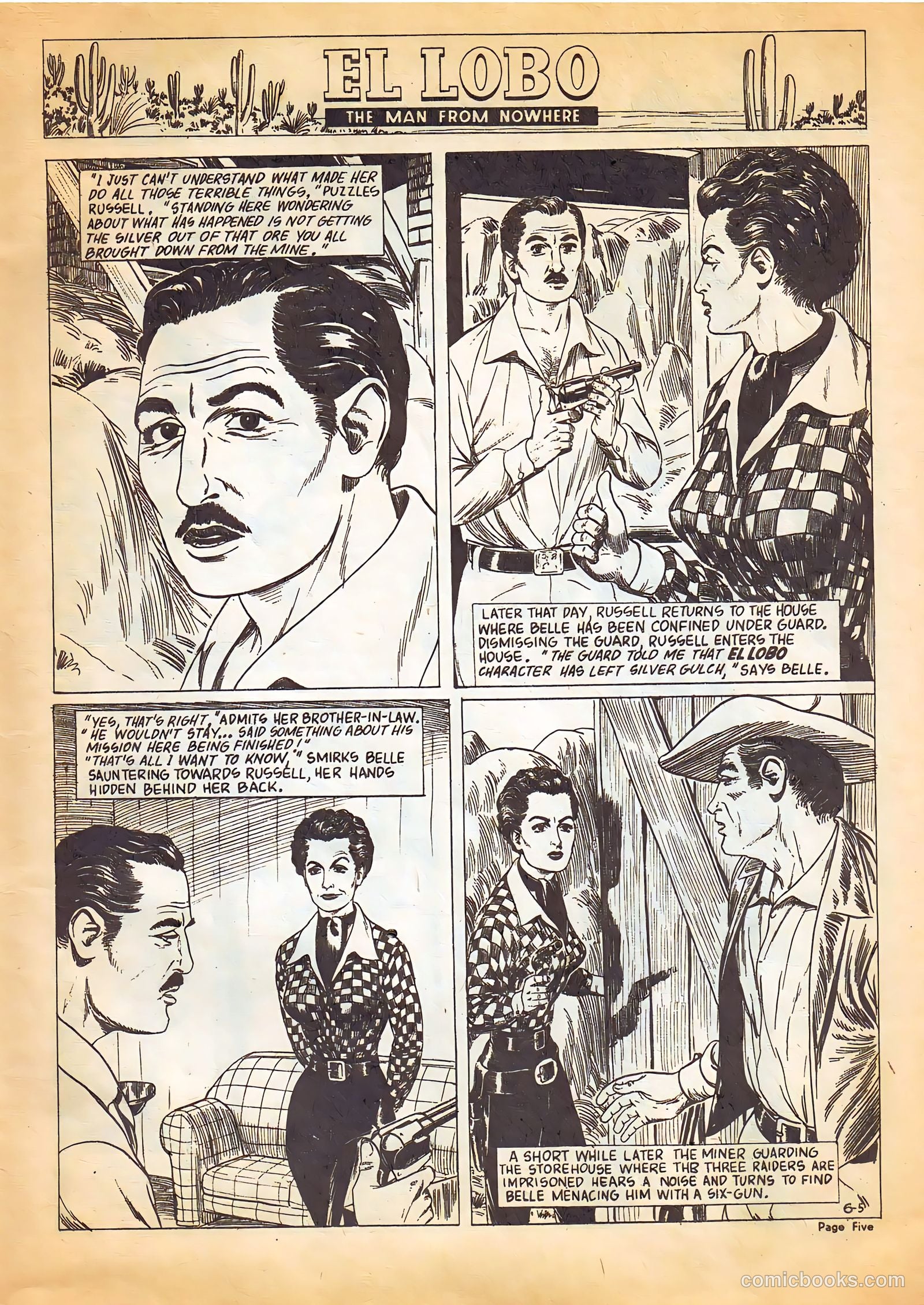 El Lobo The Man from Nowhere #6 — page 5 of 32