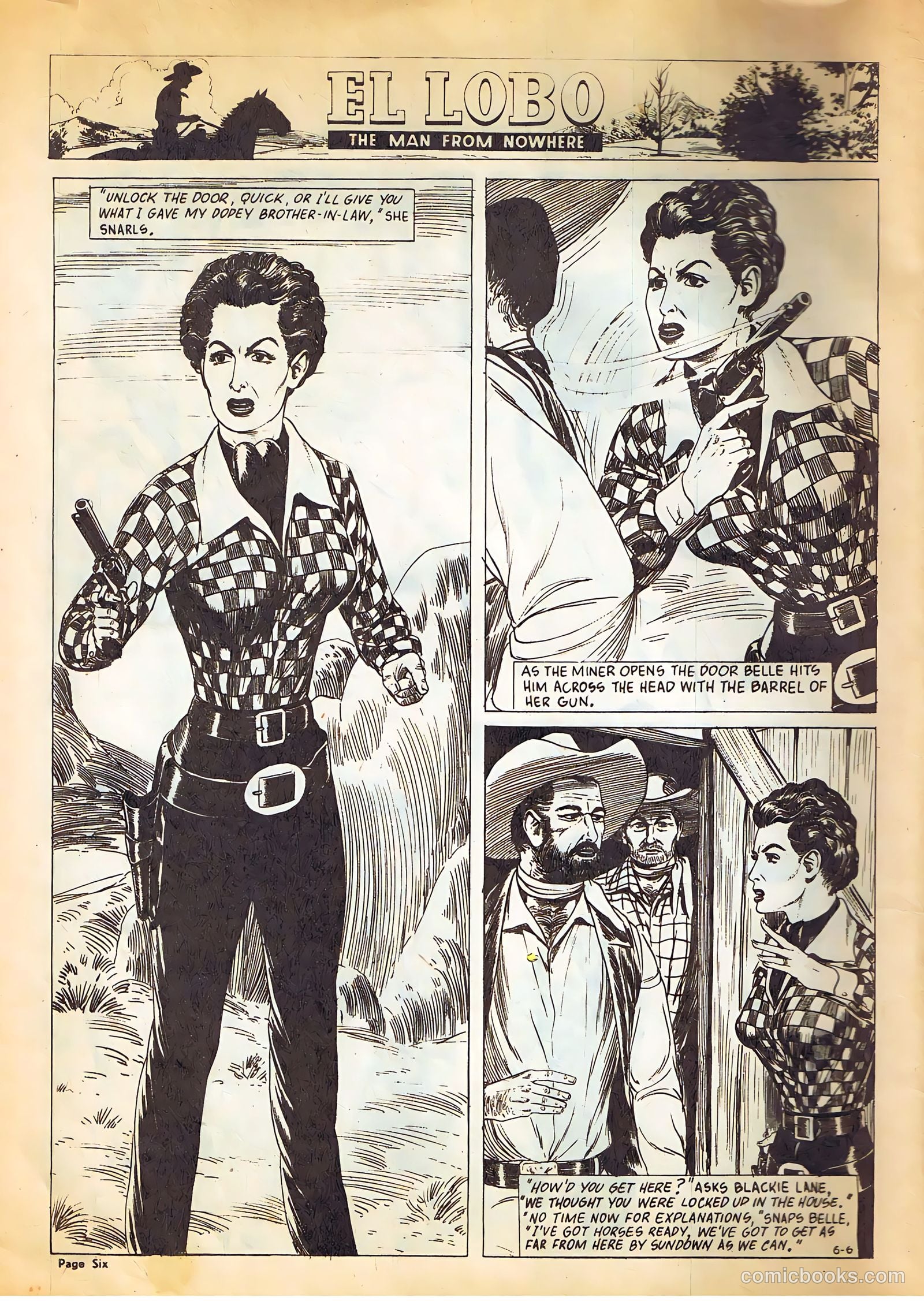 El Lobo The Man from Nowhere #6 — page 6 of 32