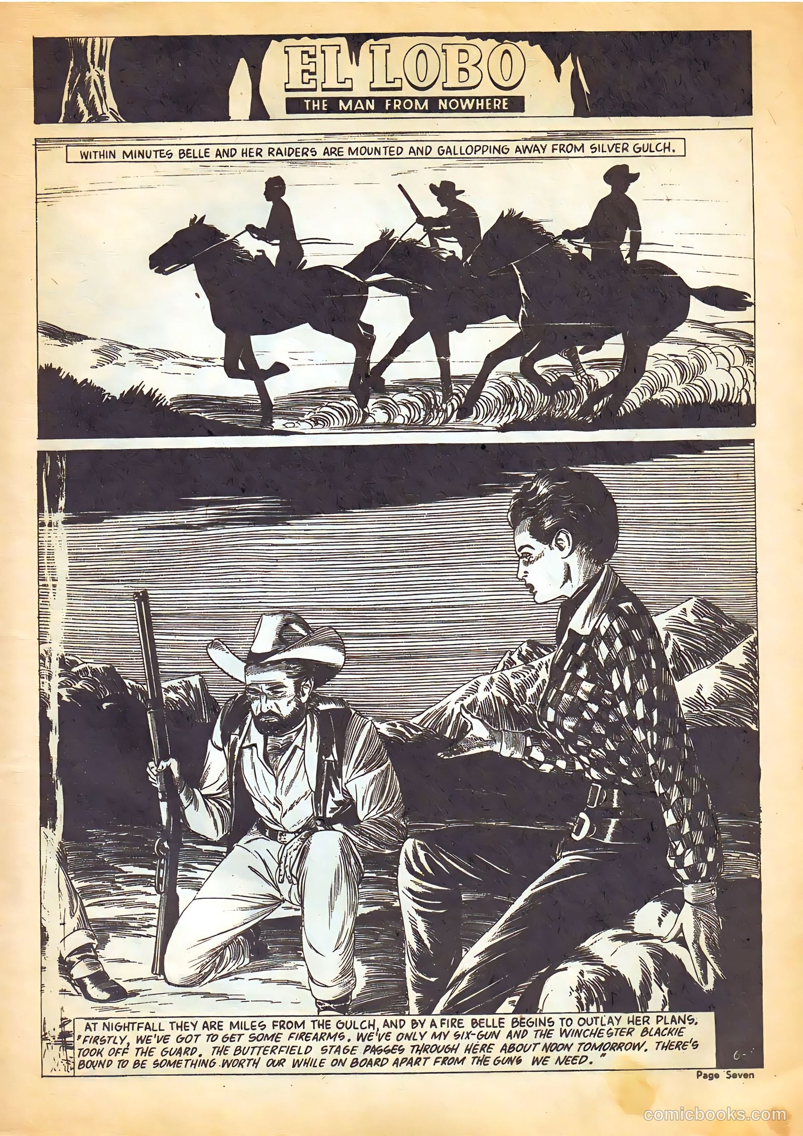 El Lobo The Man from Nowhere #6 — page 7 of 32