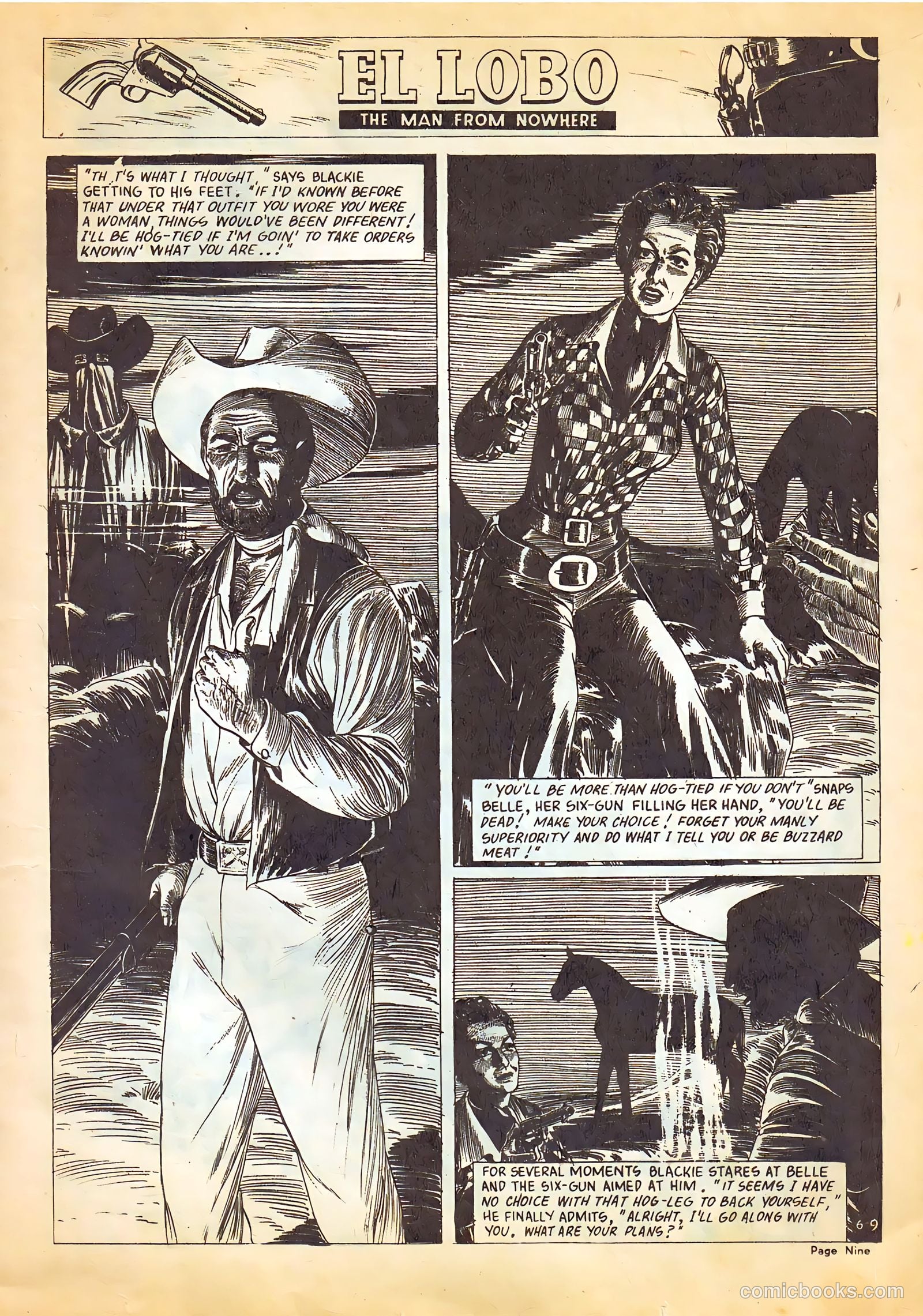 El Lobo The Man from Nowhere #6 — page 9 of 32
