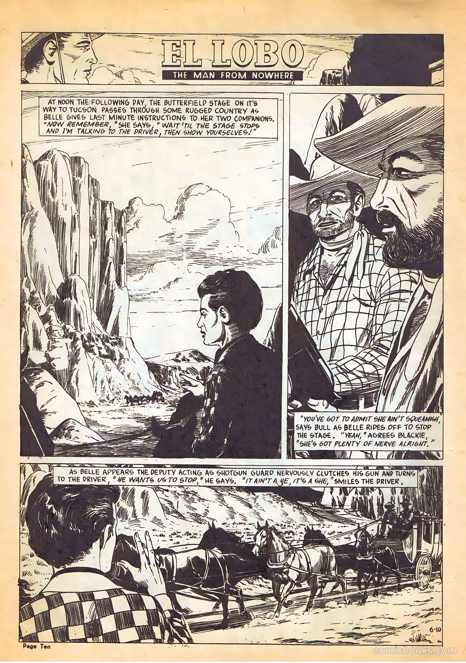 El Lobo The Man from Nowhere #6 — page 10 of 32