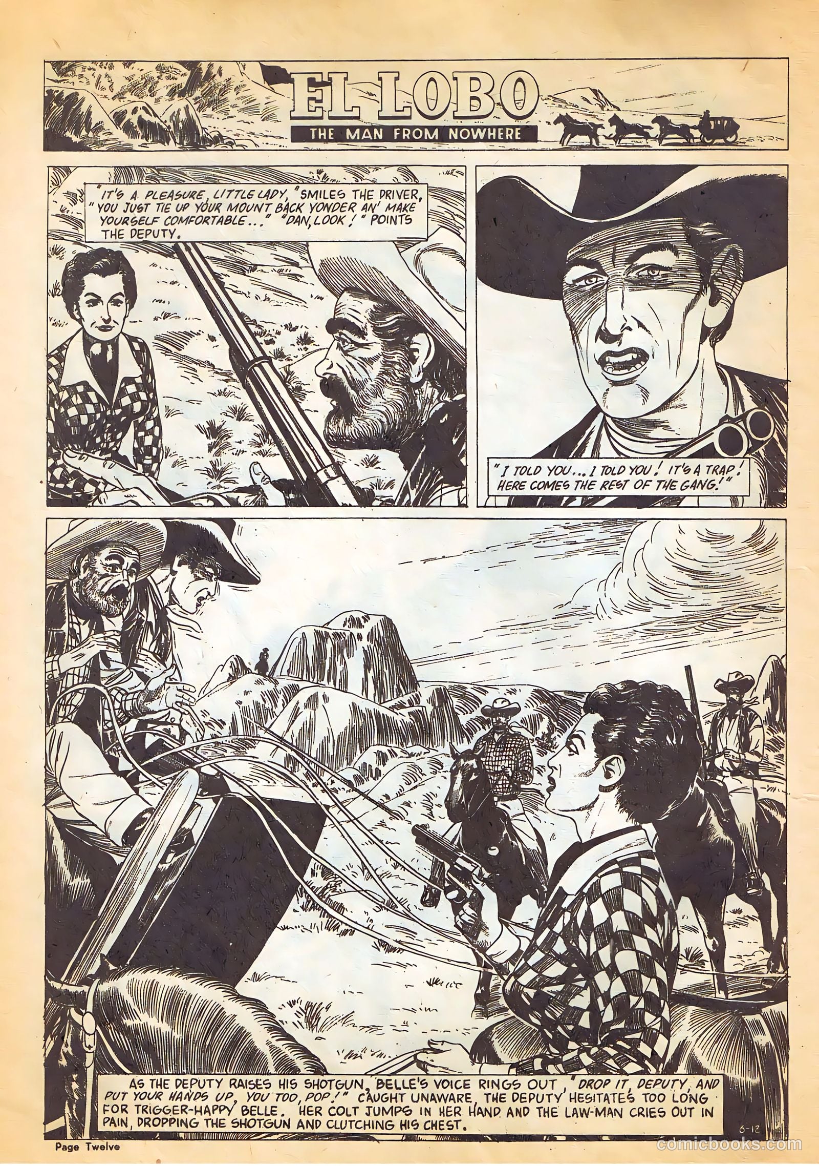 El Lobo The Man from Nowhere #6 — page 12 of 32