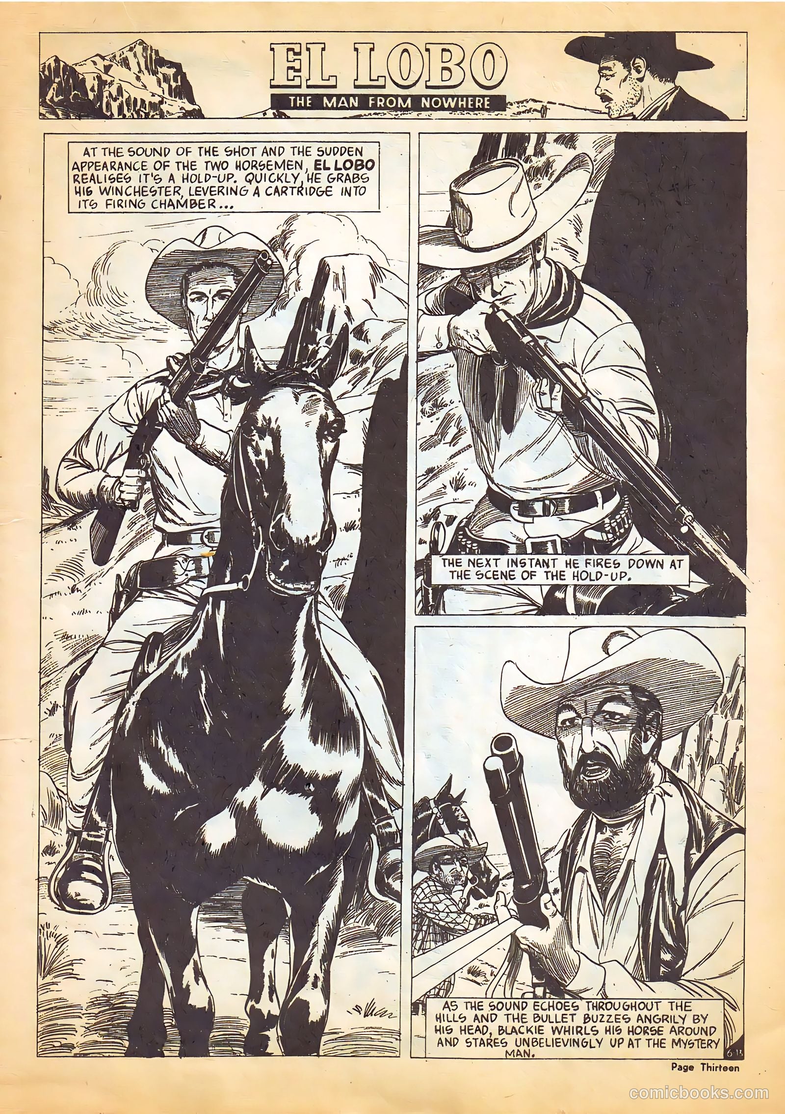 El Lobo The Man from Nowhere #6 — page 13 of 32