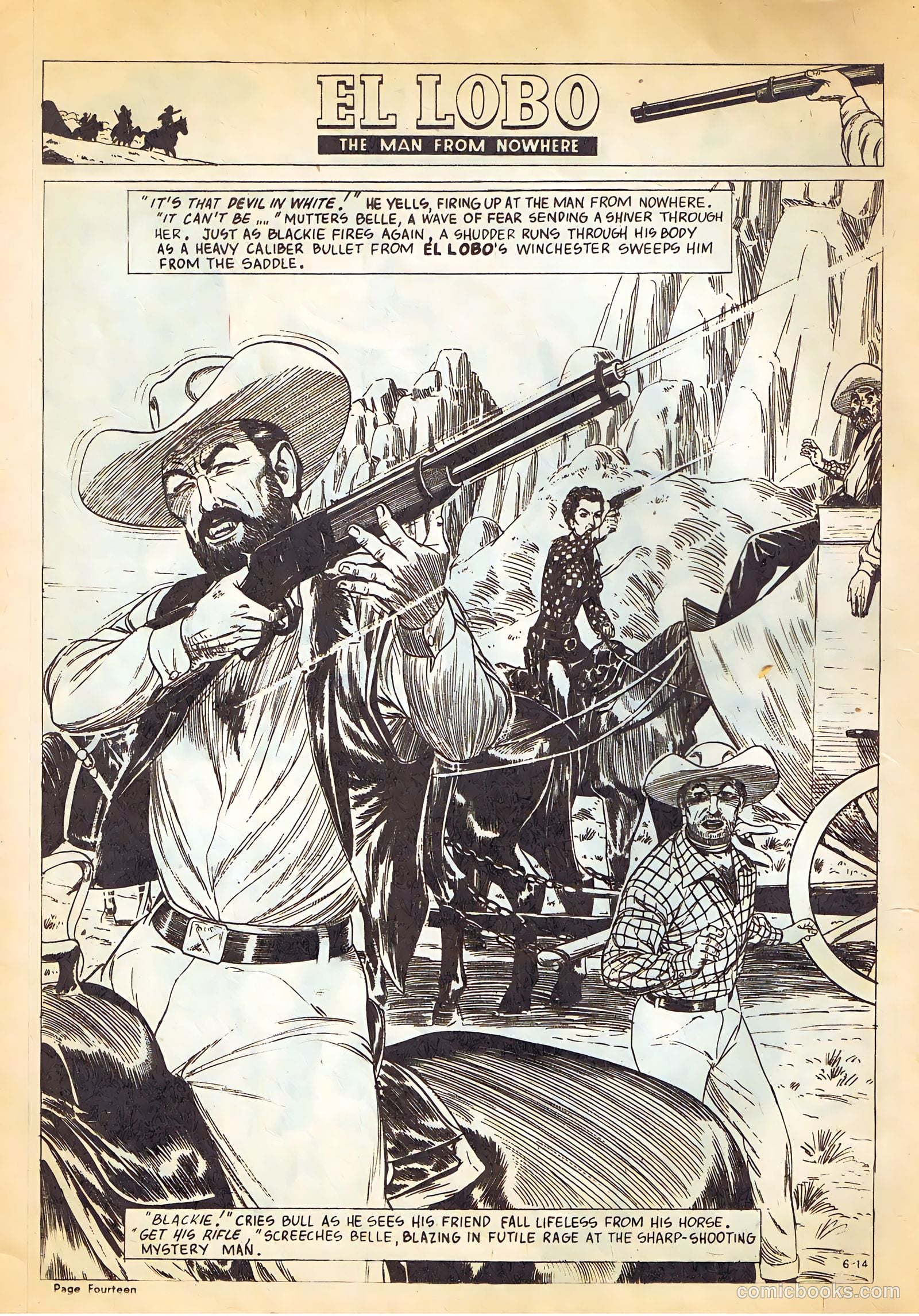 El Lobo The Man from Nowhere #6 — page 14 of 32