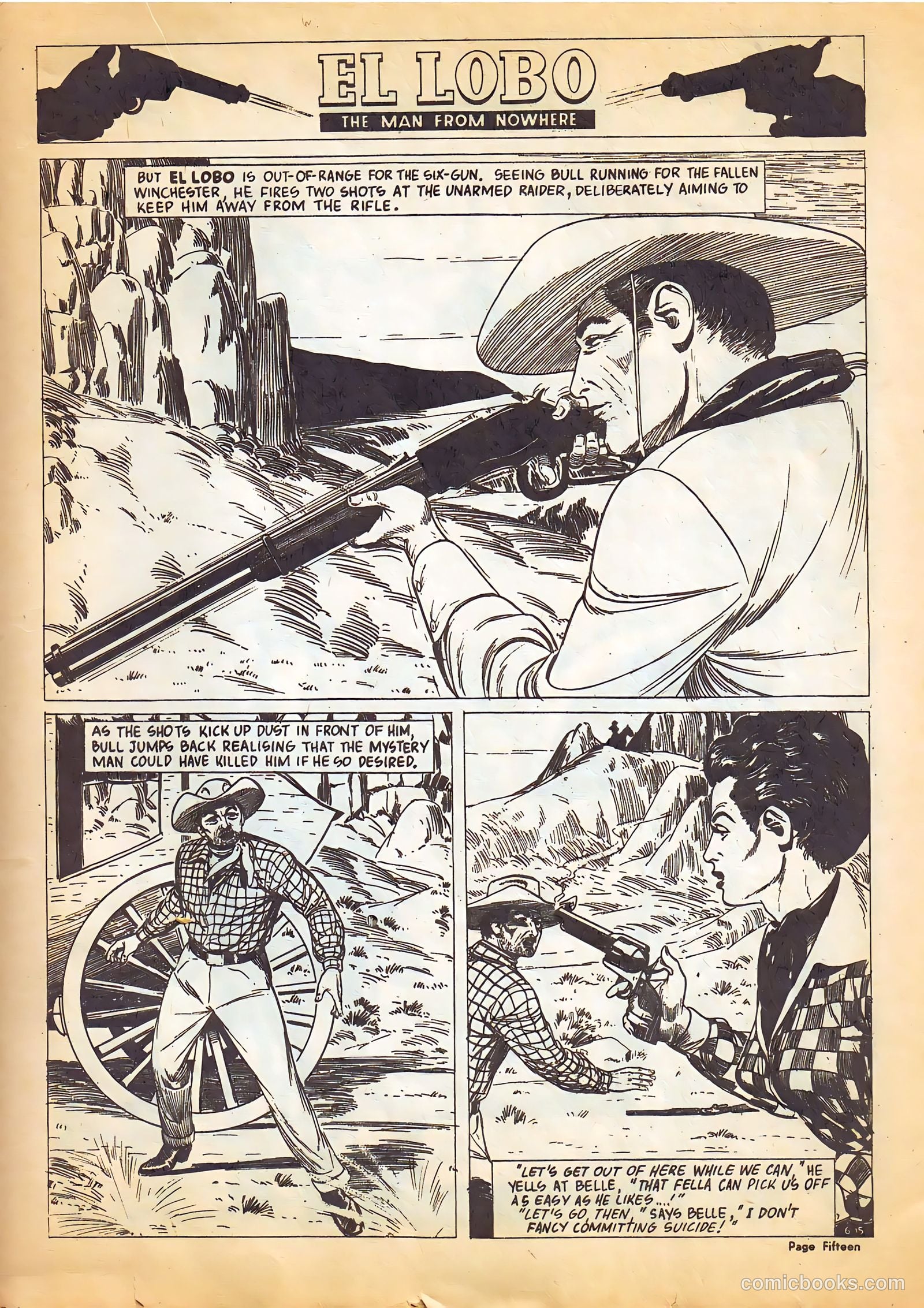 El Lobo The Man from Nowhere #6 — page 15 of 32