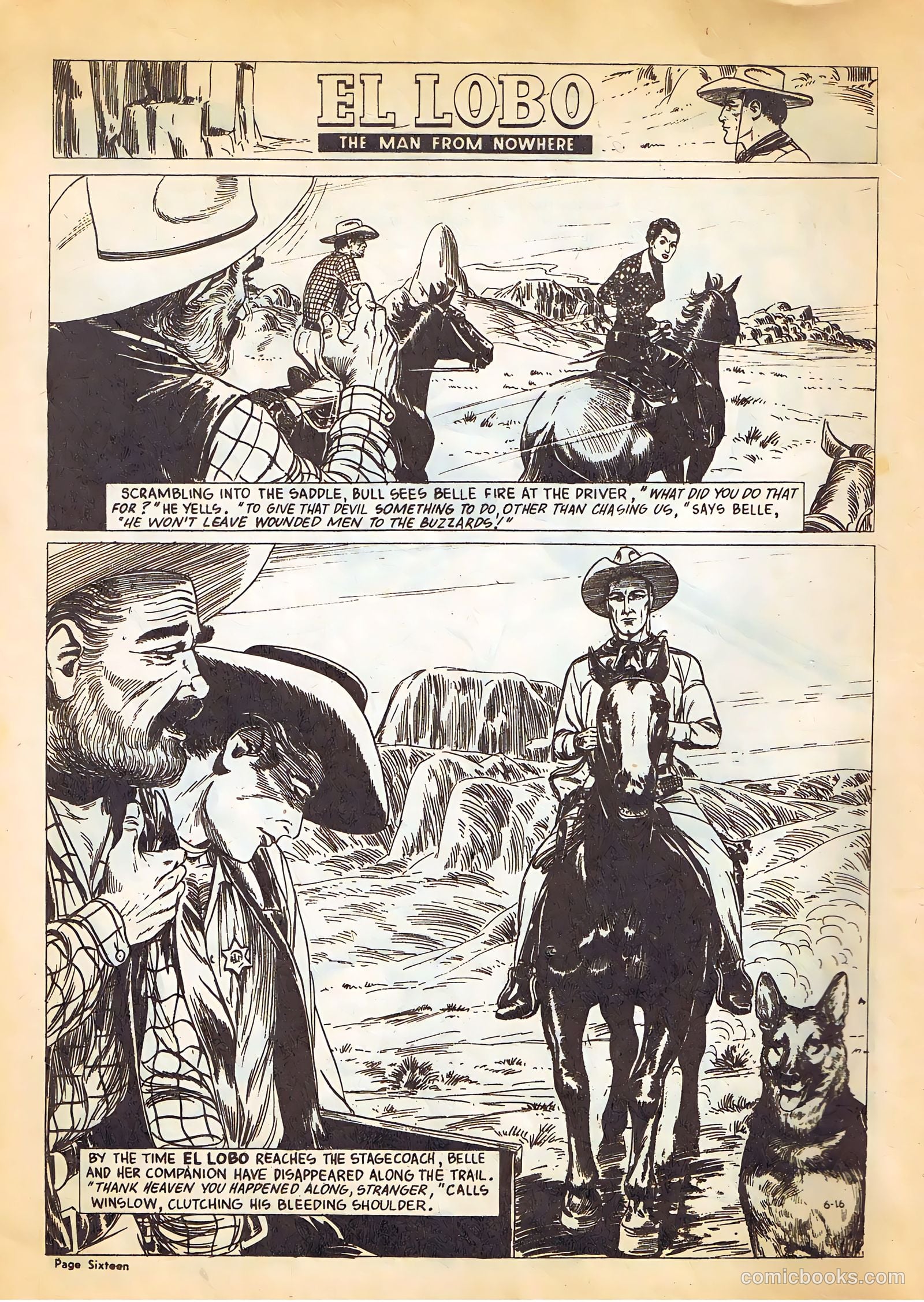 El Lobo The Man from Nowhere #6 — page 16 of 32
