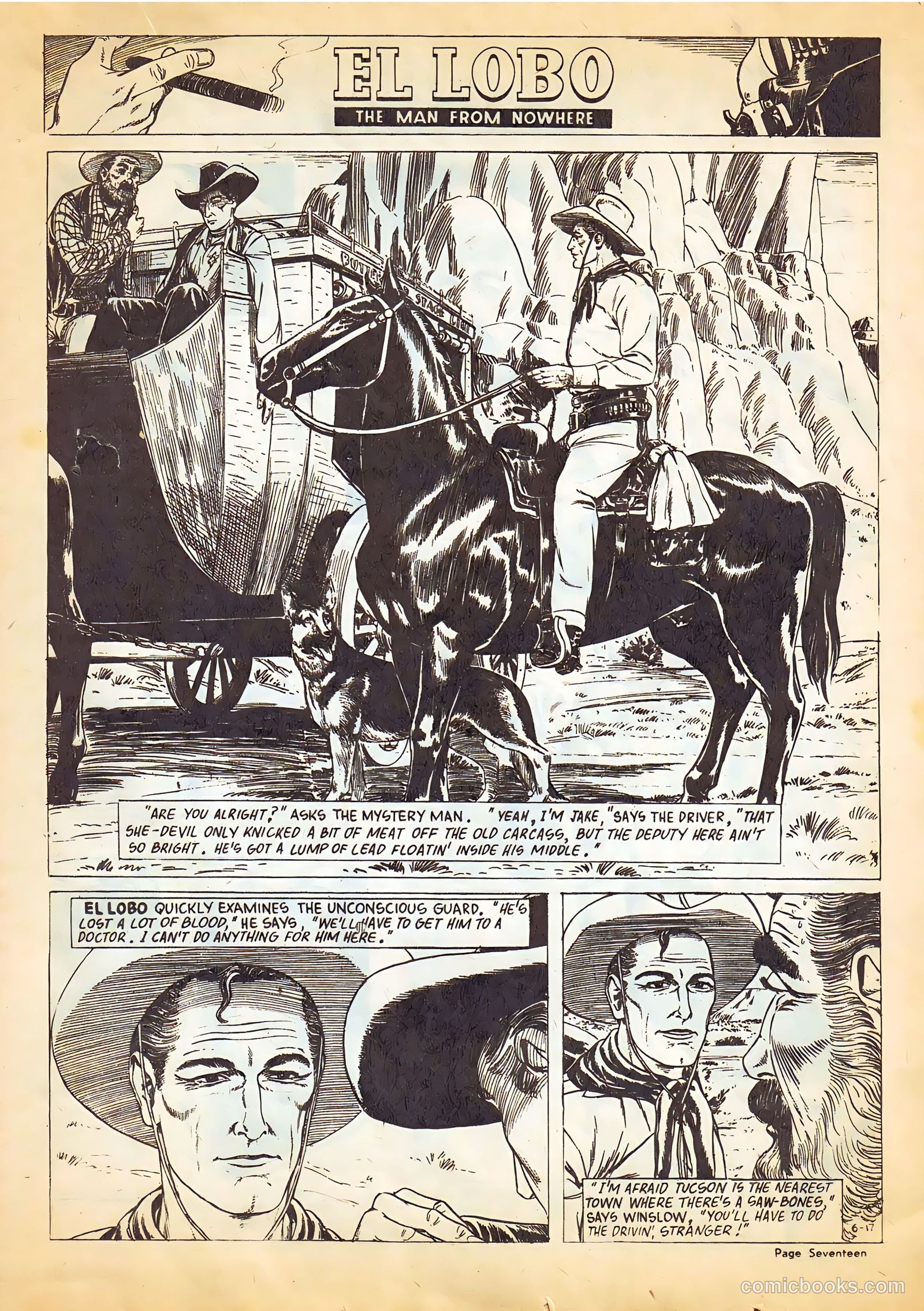 El Lobo The Man from Nowhere #6 — page 17 of 32
