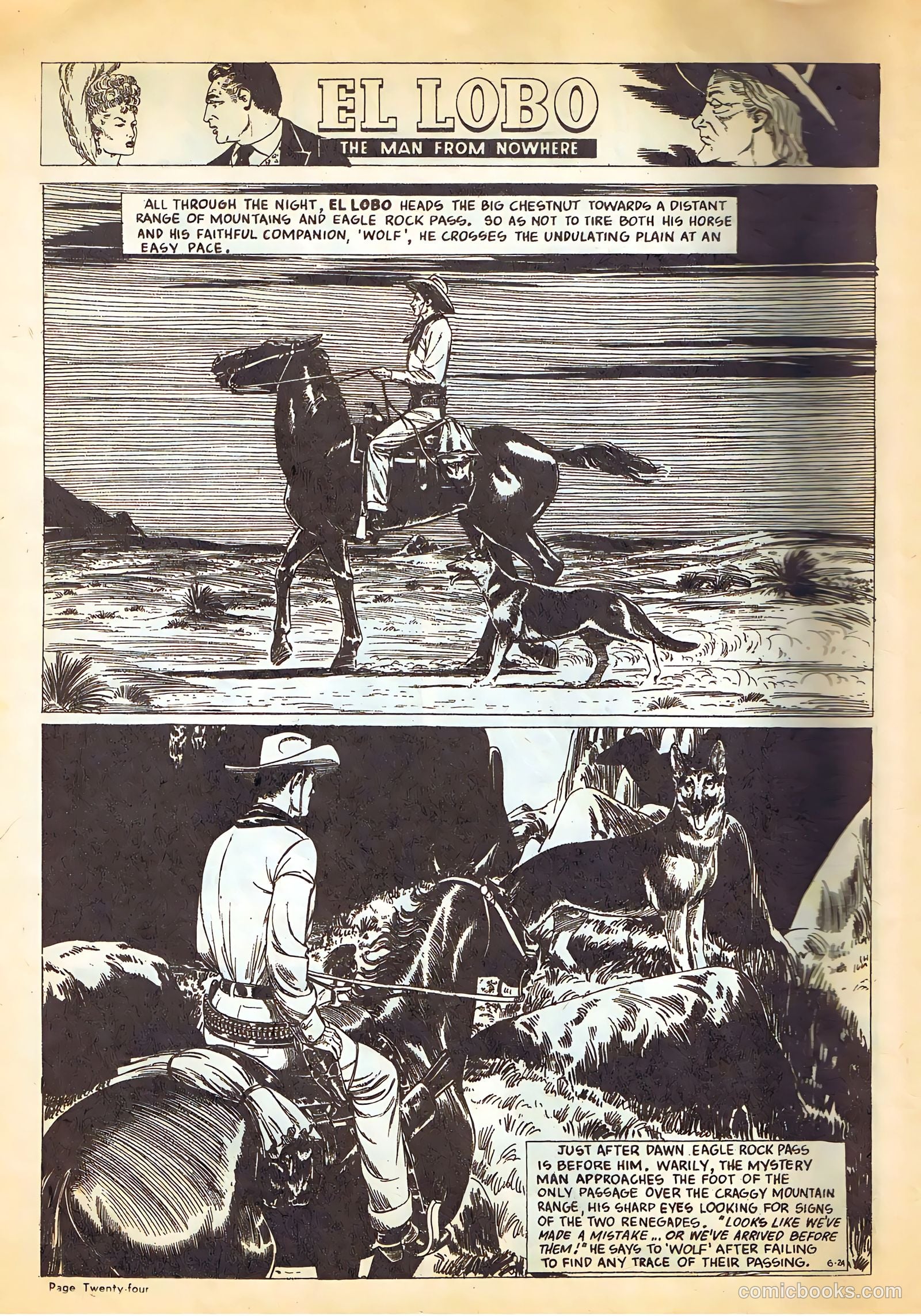 El Lobo The Man from Nowhere #6 — page 24 of 32