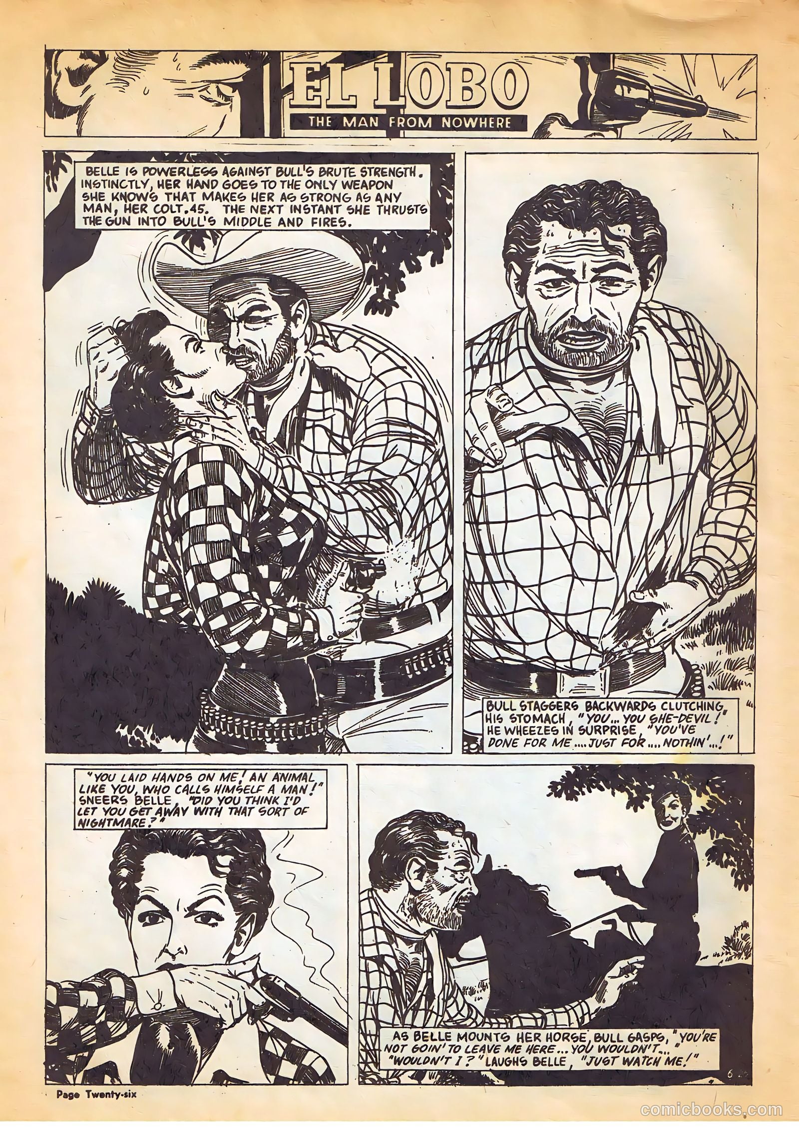 El Lobo The Man from Nowhere #6 — page 26 of 32