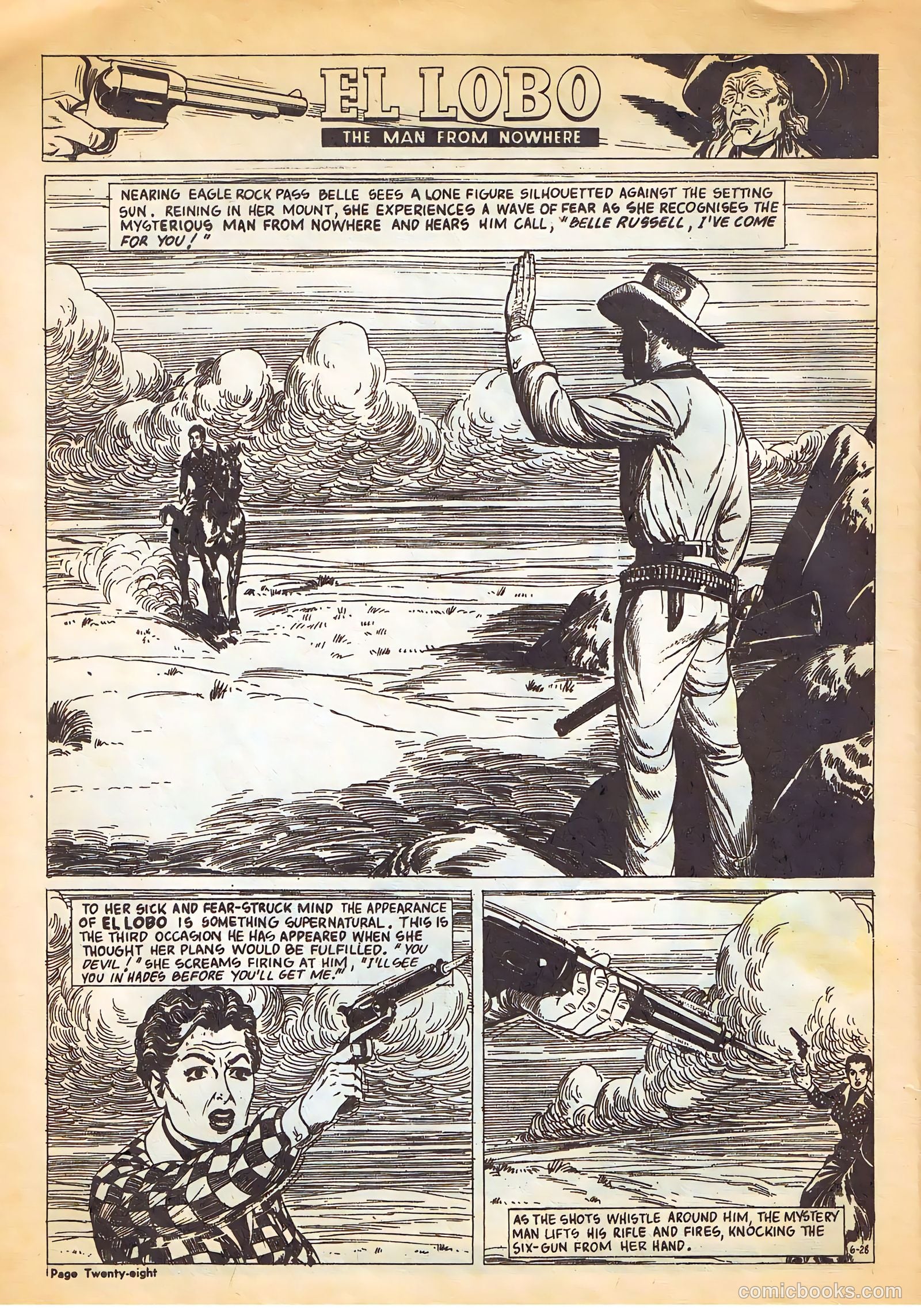 El Lobo The Man from Nowhere #6 — page 28 of 32