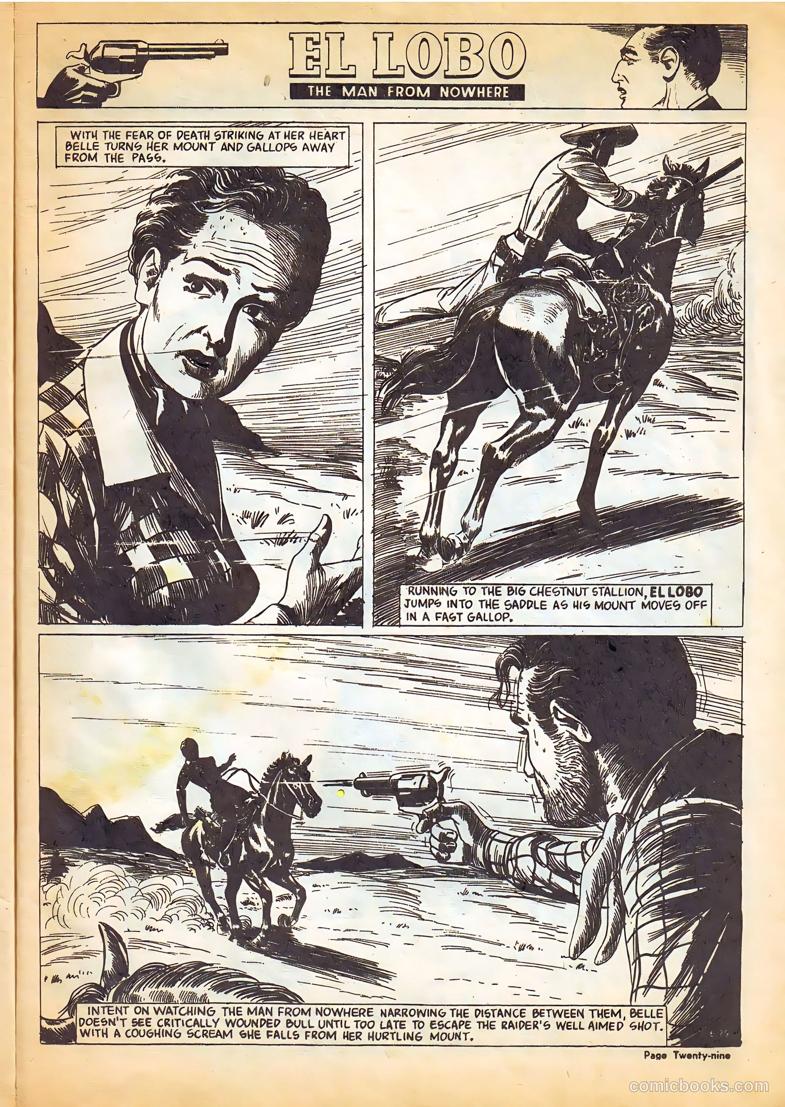 El Lobo The Man from Nowhere #6 — page 29 of 32