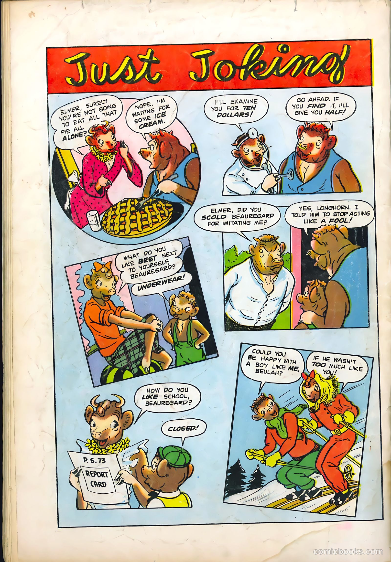 Elsie the Cow Comics #3 — page 36 of 36