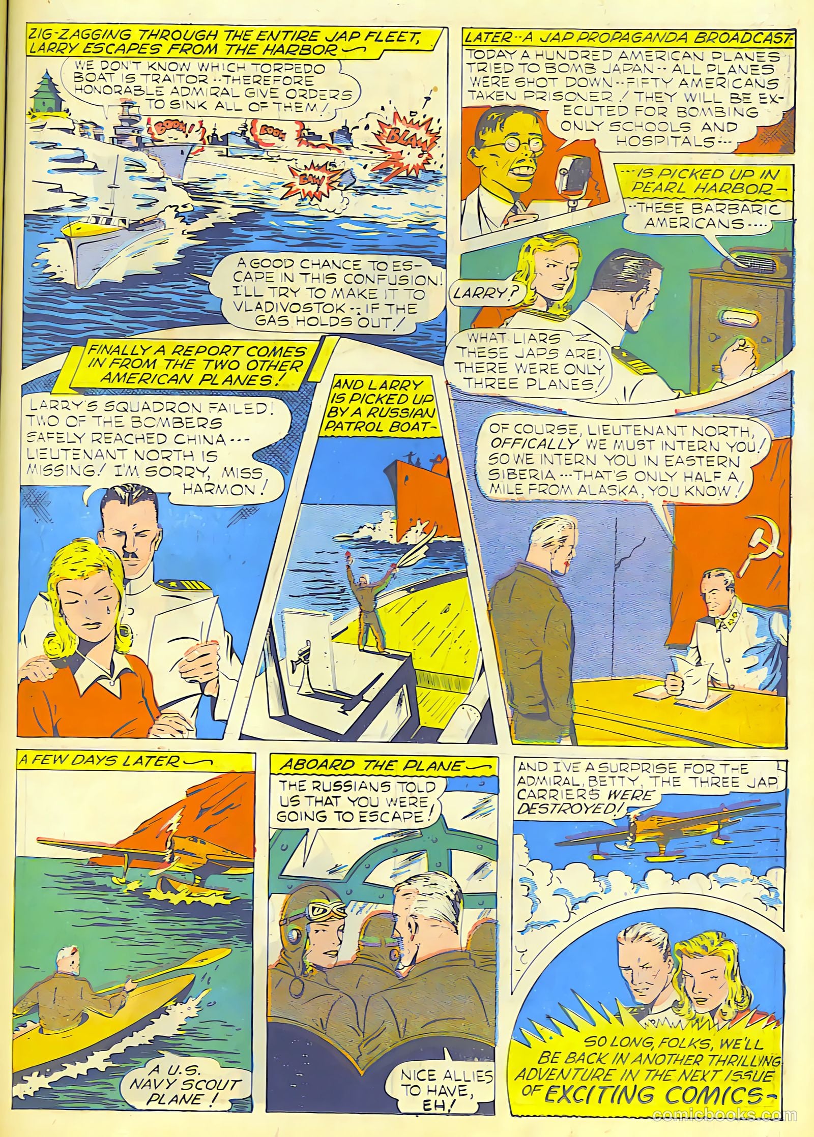 Exciting Comics #28 — page 37 of 54