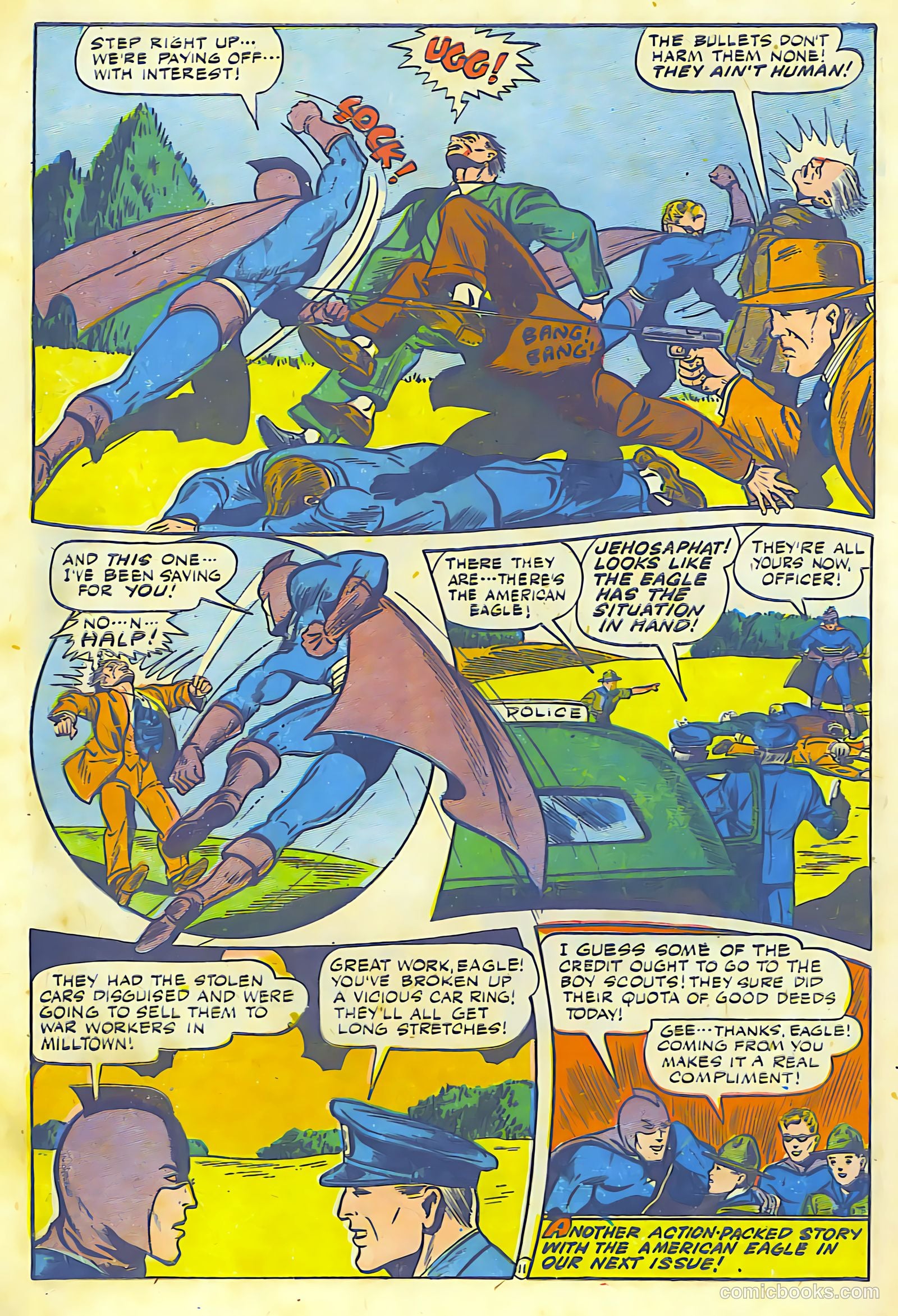 Exciting Comics #47 — page 45 of 45