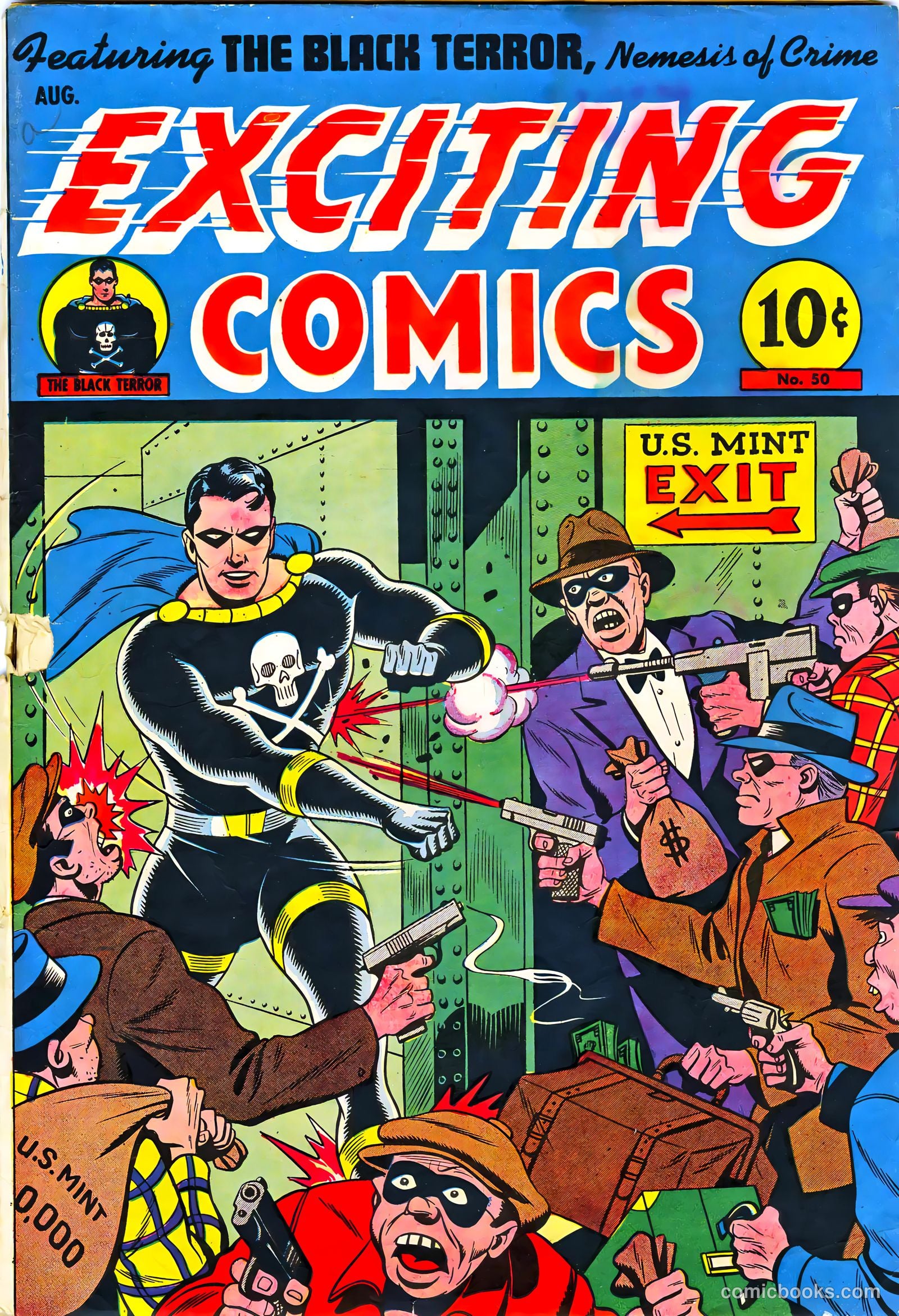 Exciting Comics #50 — page 1 of 52