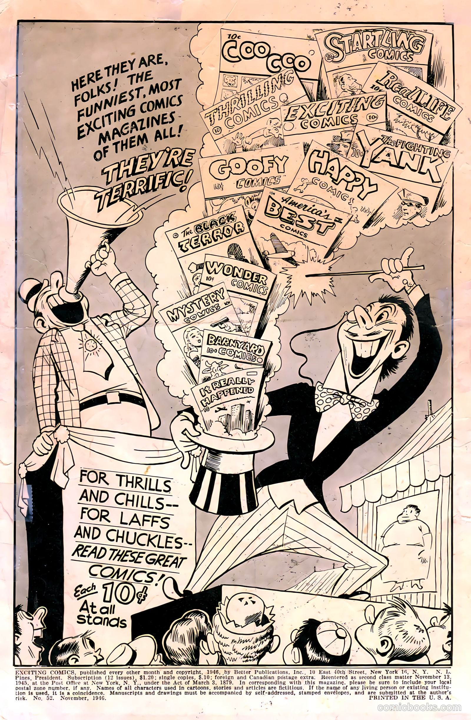 Exciting Comics #52 — page 2 of 51