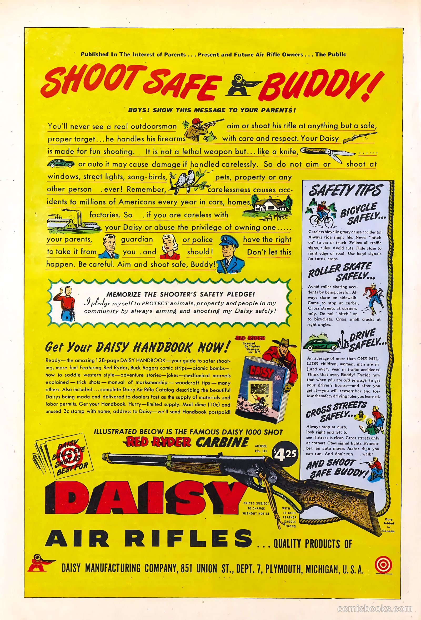 Exciting Comics #53 — page 51 of 51