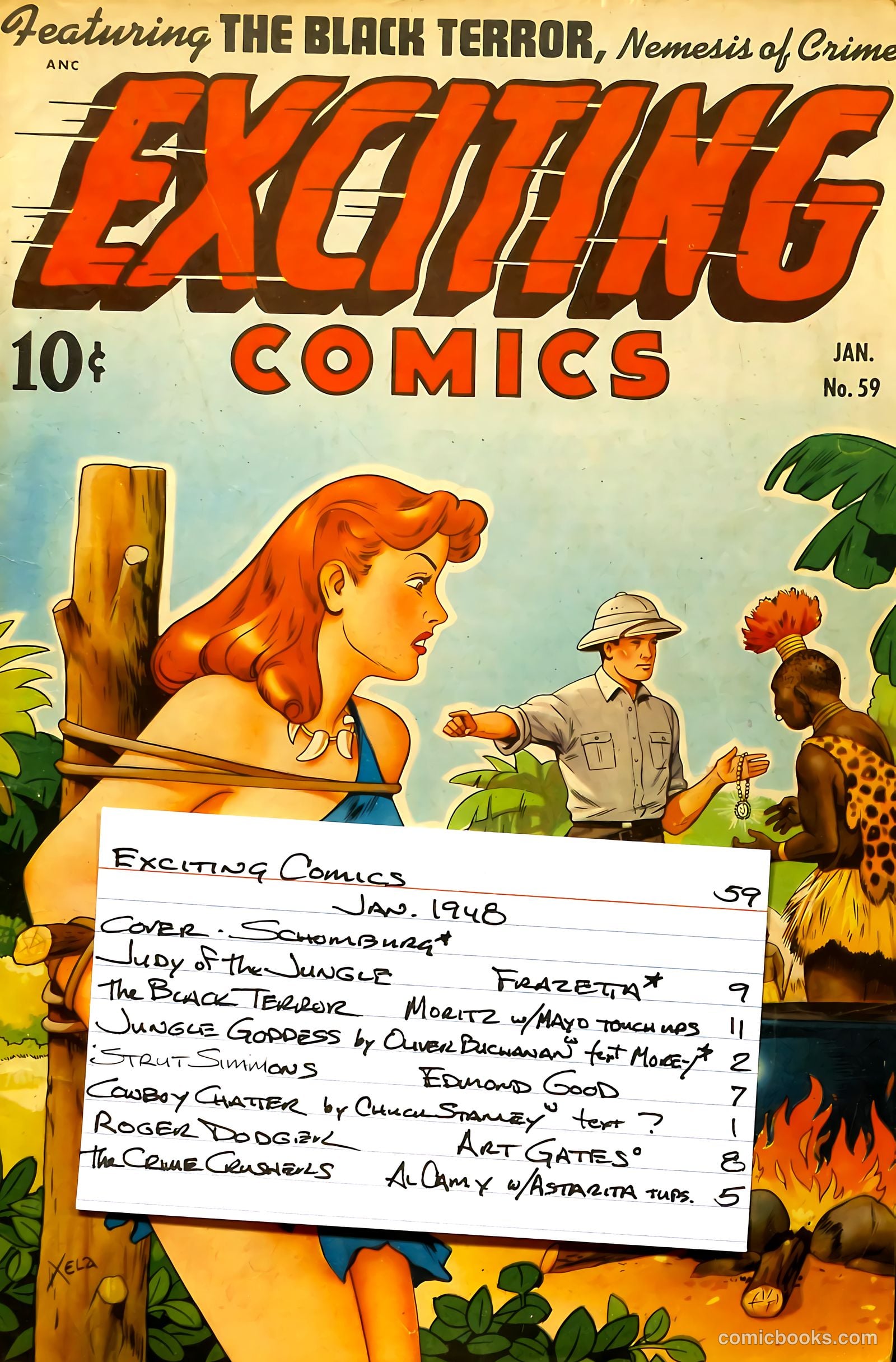 Exciting Comics #59 — page 53 of 53