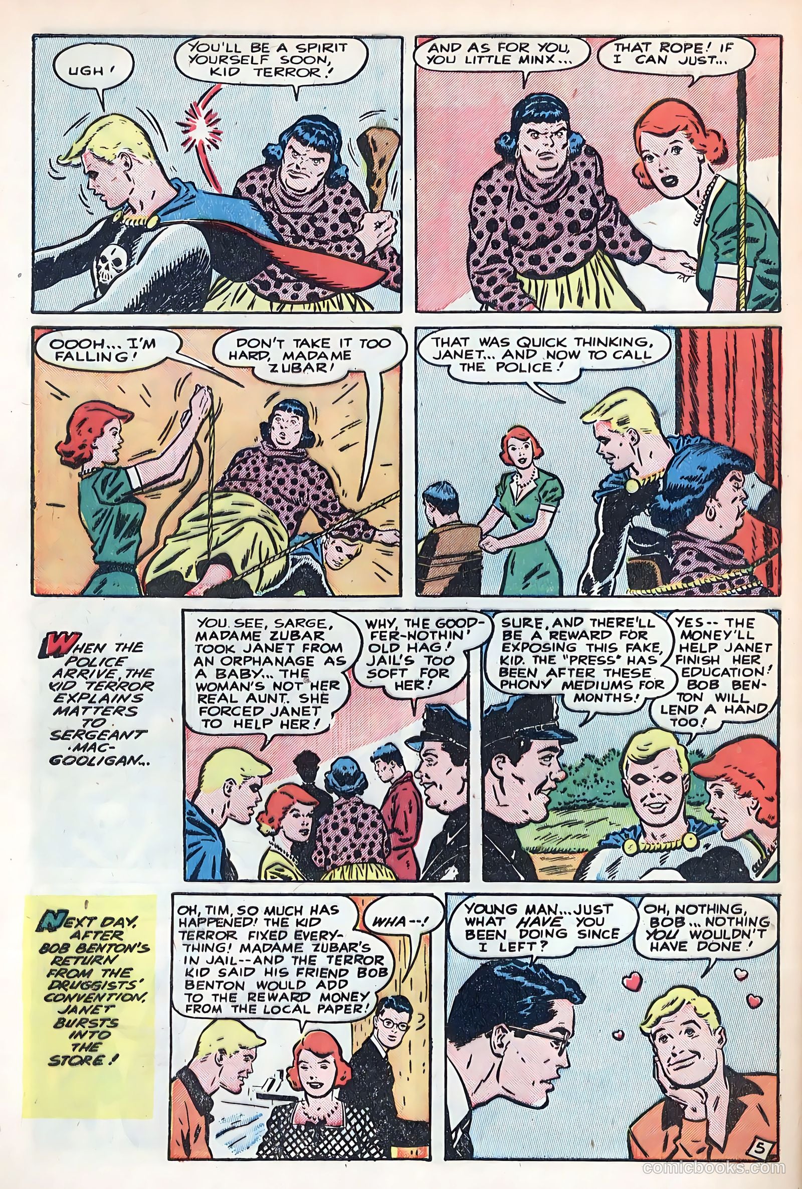 Exciting Comics #69 — page 32 of 36
