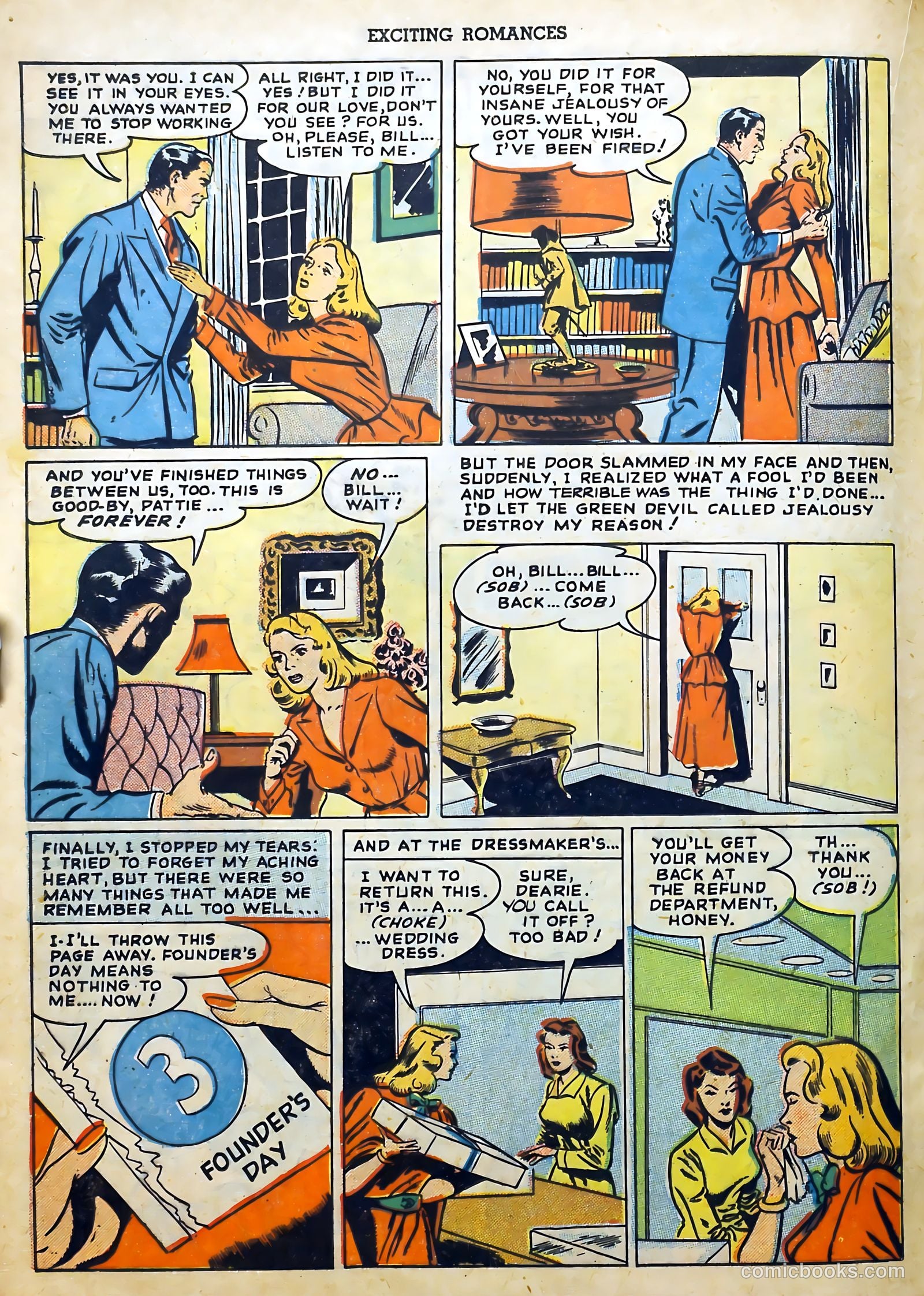 Exciting Romances #1 — page 20 of 36