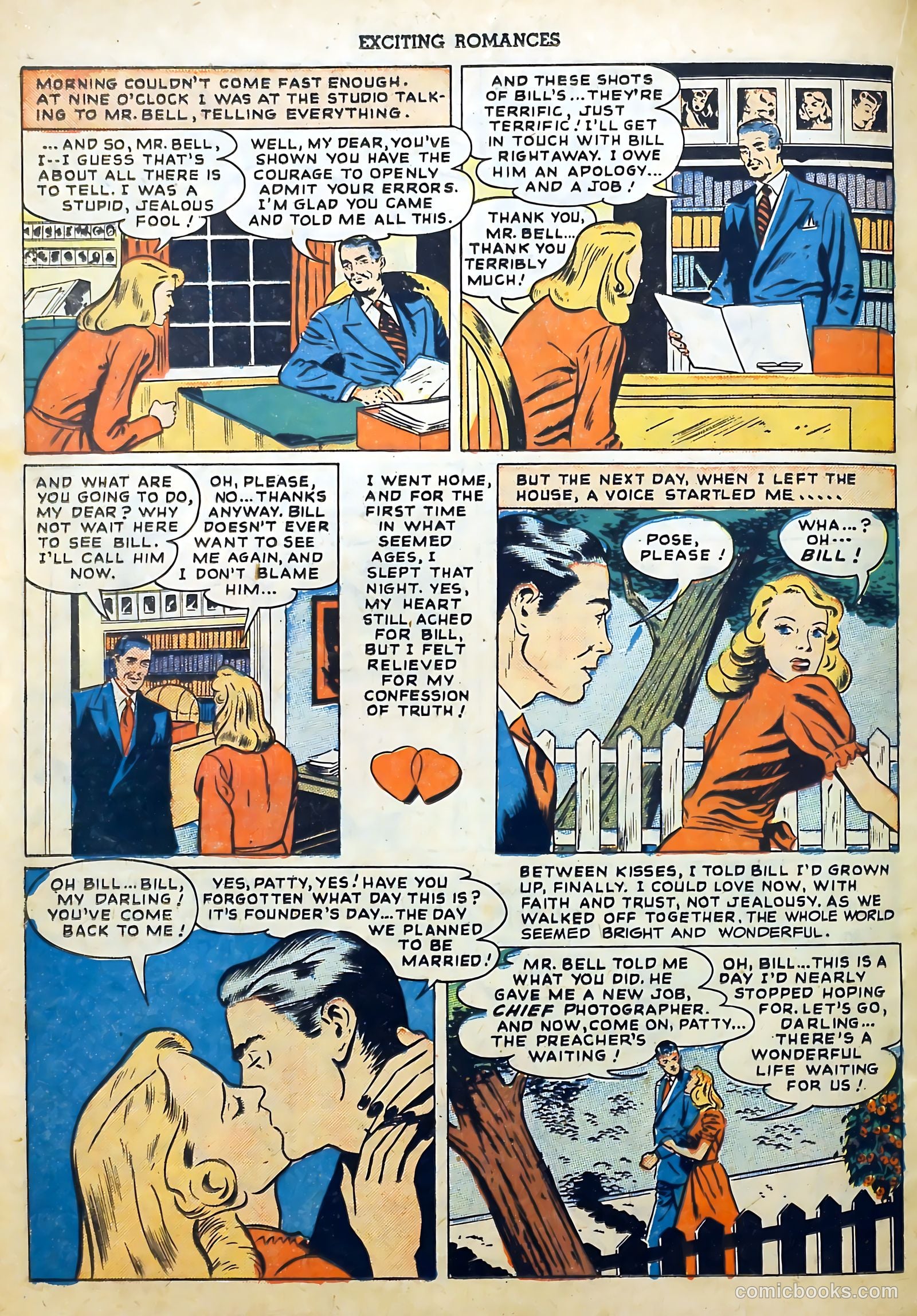 Exciting Romances #1 — page 22 of 36