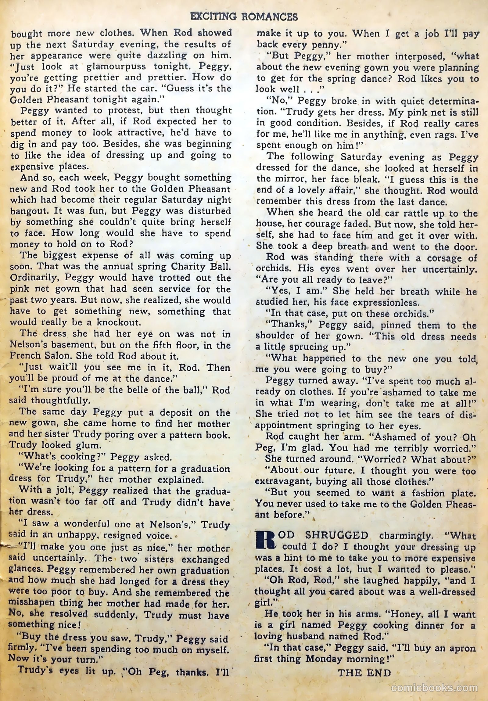 Exciting Romances #10 — page 25 of 36