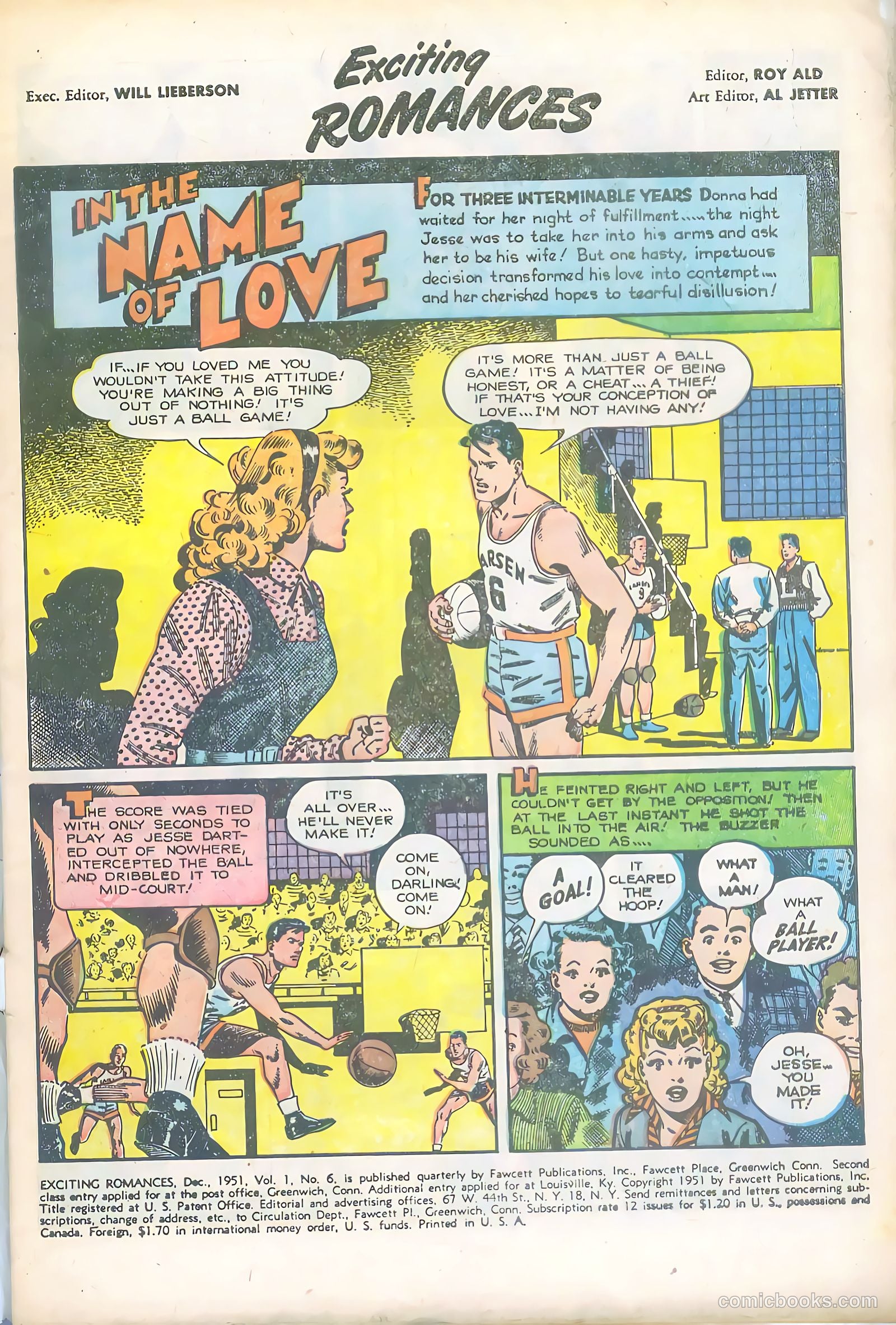 Exciting Romances #6 — page 3 of 36