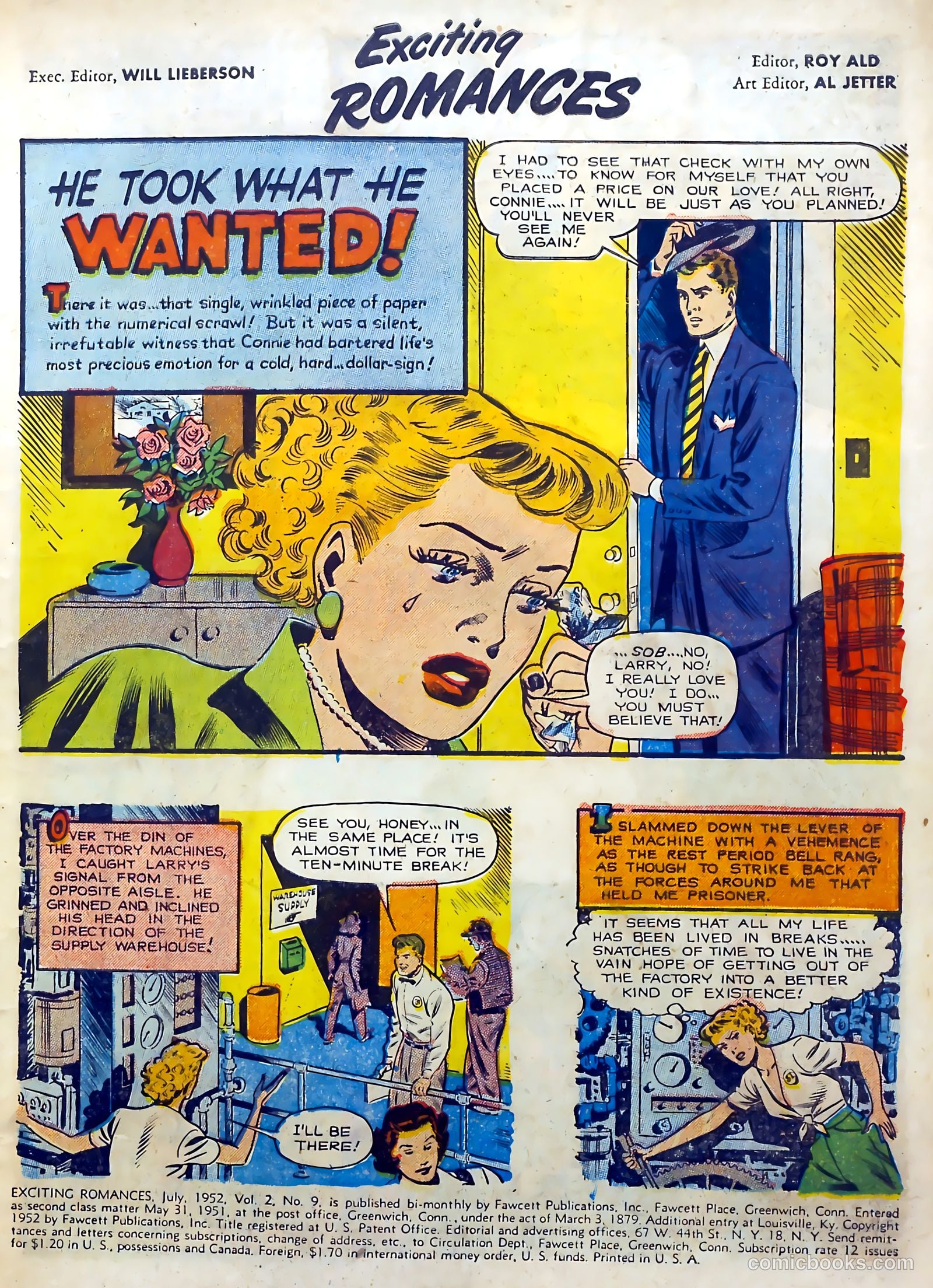 Exciting Romances #9 — page 3 of 36