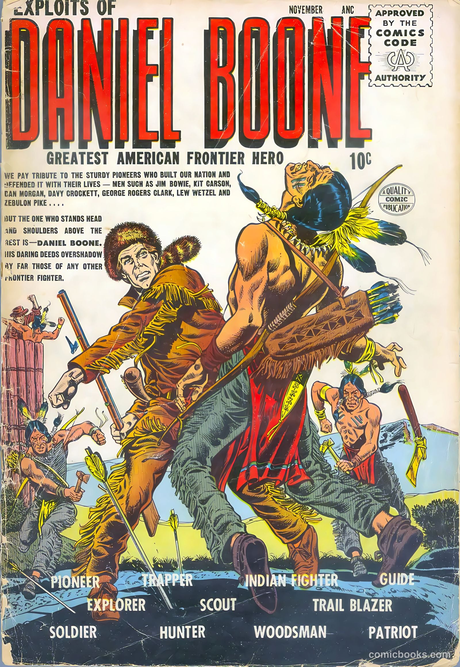 Exploits of Daniel Boone #1 — page 1 of 36