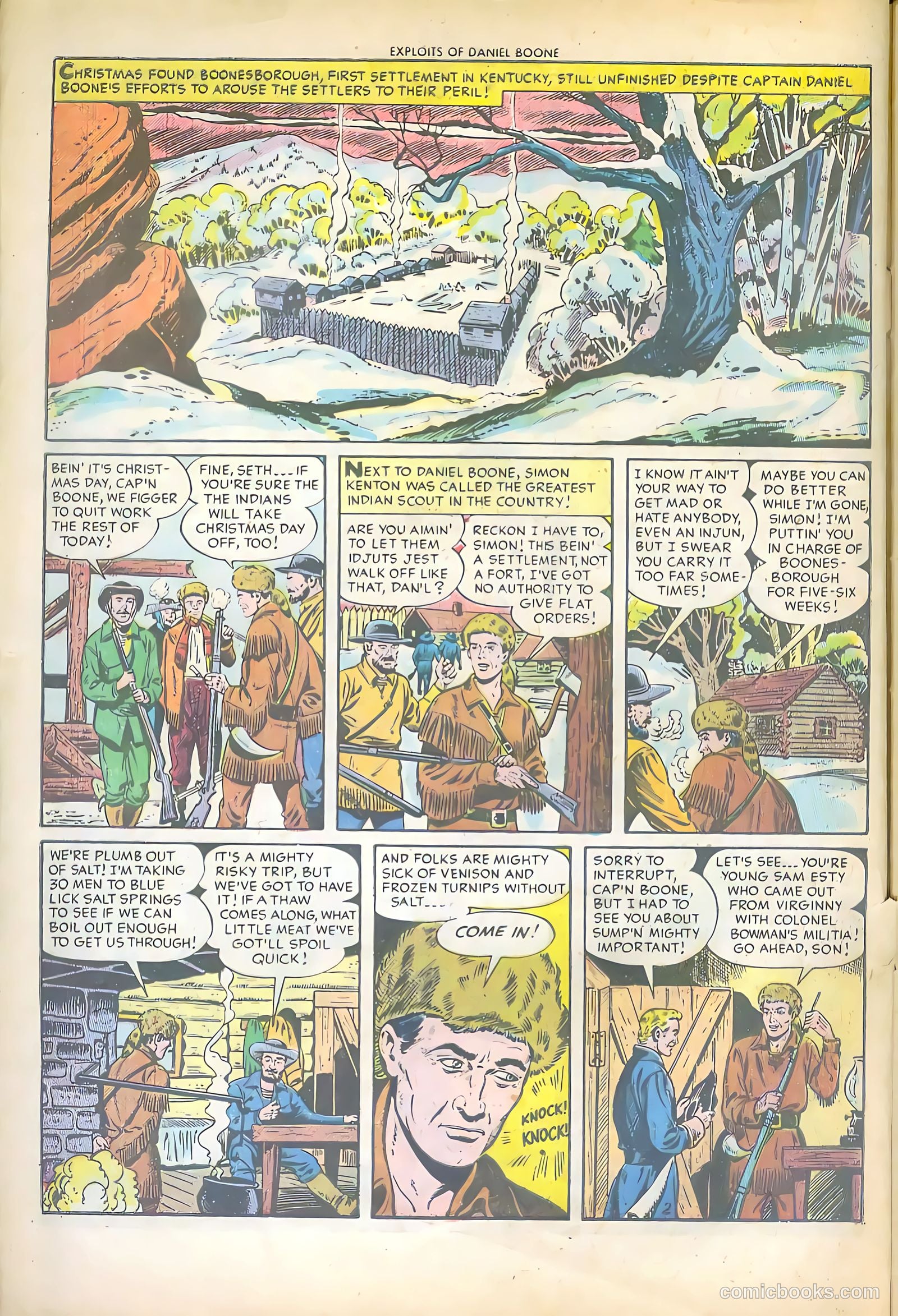 Exploits of Daniel Boone #1 — page 4 of 36